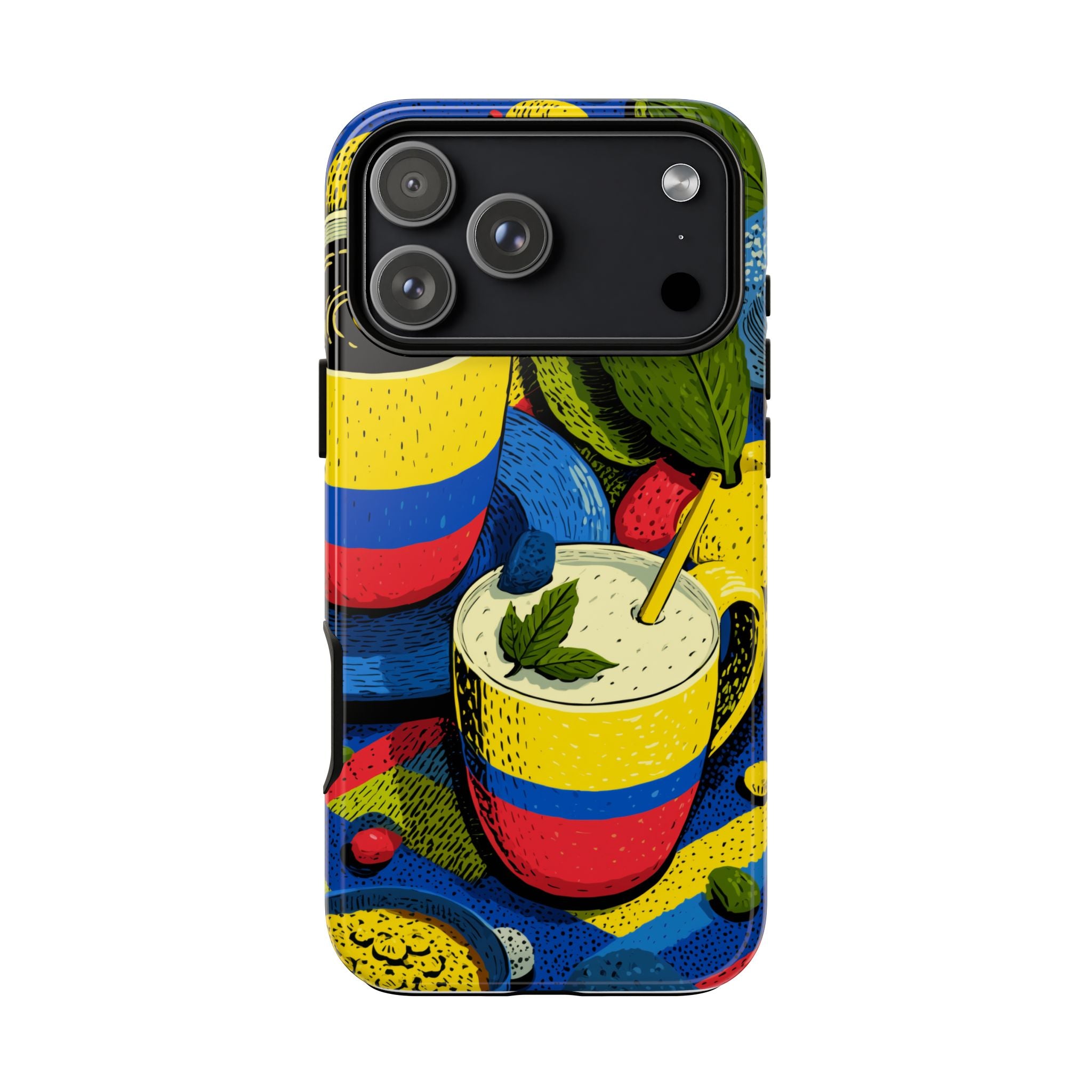 Vibrant Phone Case for Tough Cases | Colorful Colombian Art, Unique Gift, Trendy Accessory, Summer Style, Festival Must-Have