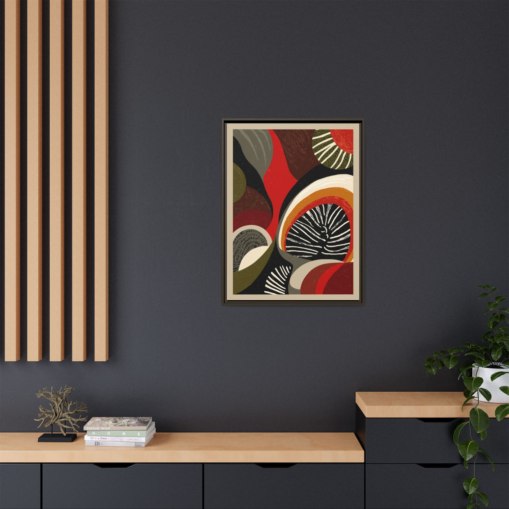 Geometric Rhythm: Abstract Composition, Mid-Century Modern Art, Radial Design Inspiration   |   Custom Orders Accepted