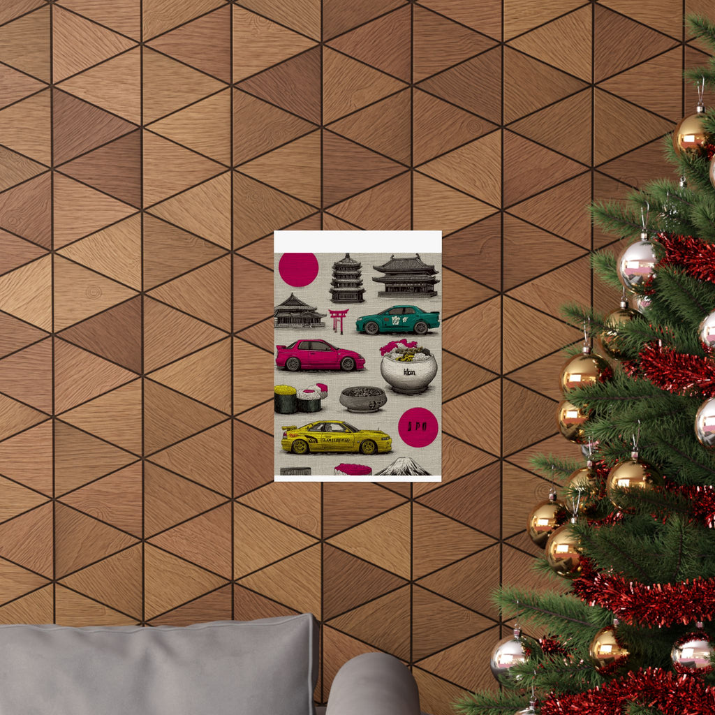 Japanese Culture Matte Vertical Car Skyline Nissan Posters, Wall Art for Home Decor, Gift for Car Enthusiasts, Unique Printable