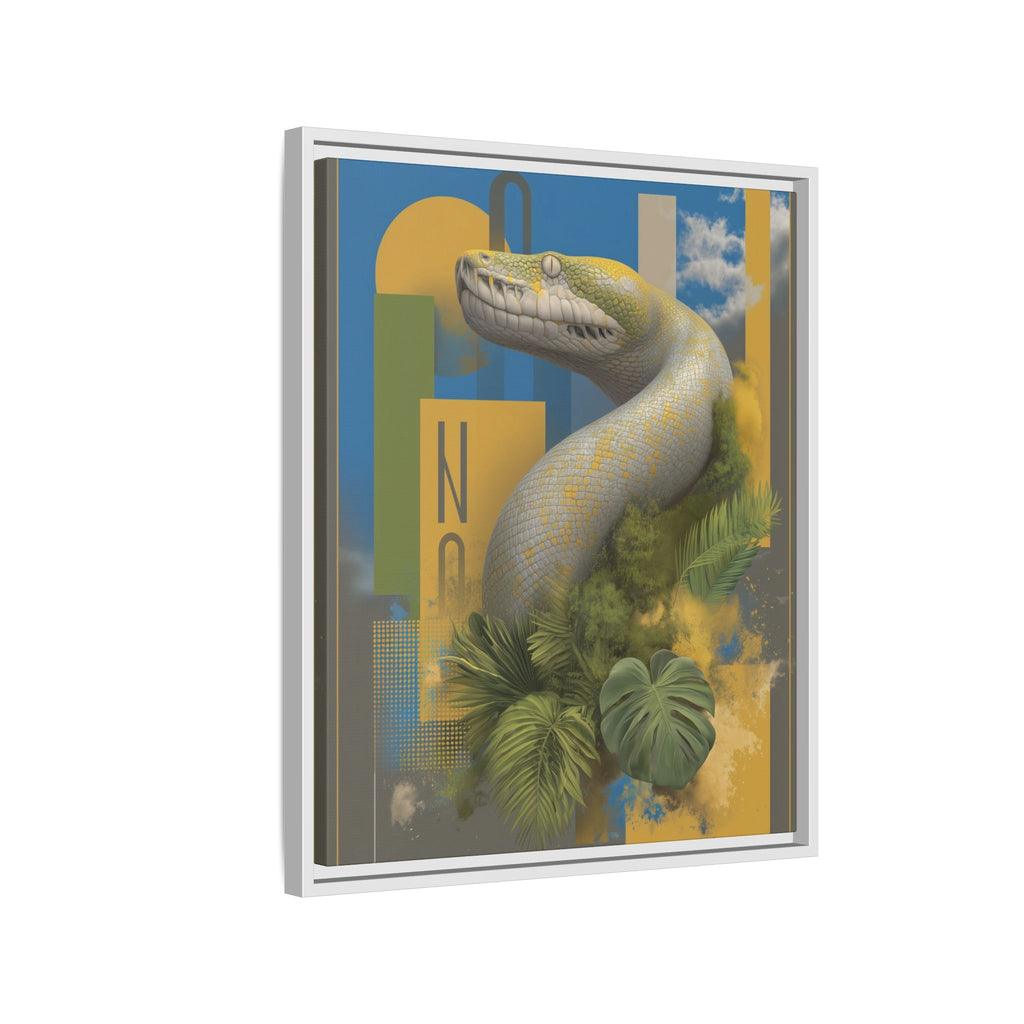 Serpent's Geometry: Tropical Realism, Digital Wildlife Composition   |    Custom Orders Available