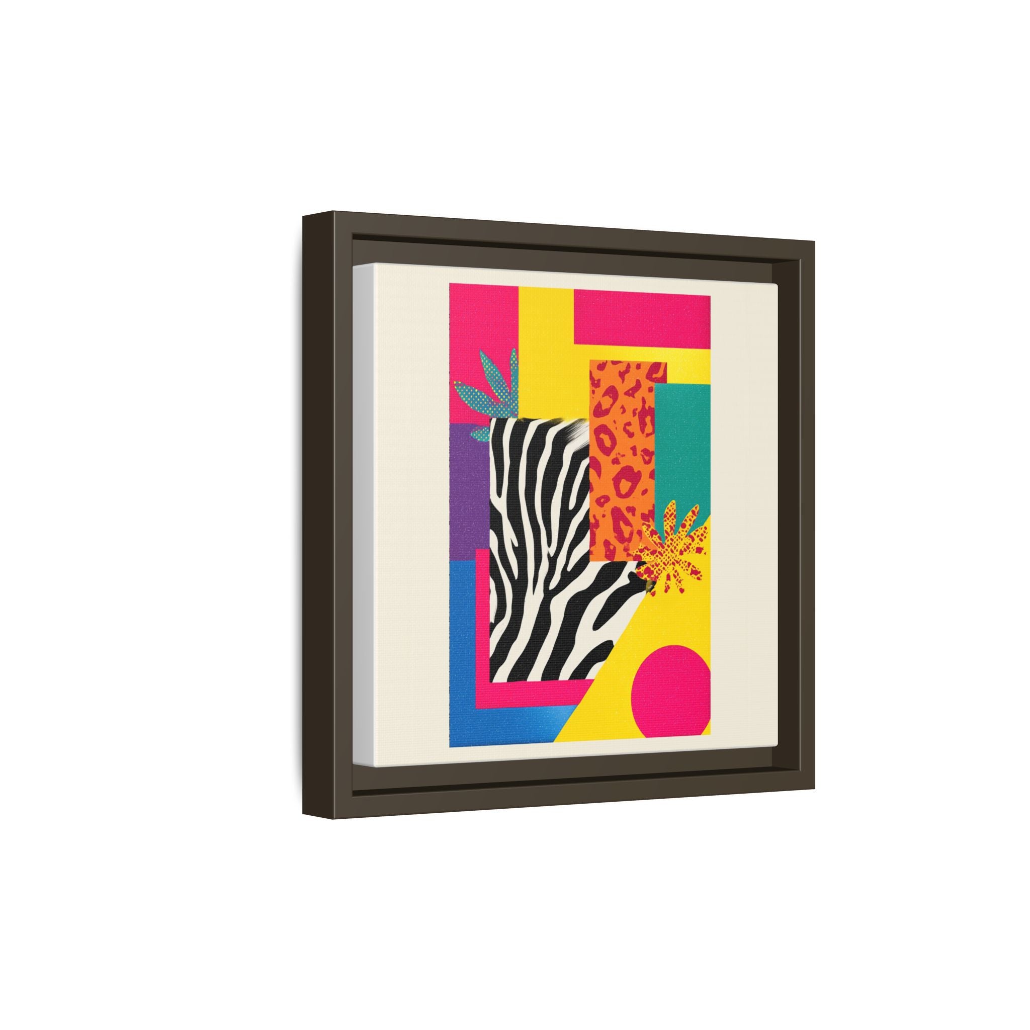 Zebra Stripes & Leopard Spots: 80s Pop Art Design, Memphis Style Graphic, Geometric Color Block Pattern   |   Custom Orders Accepted