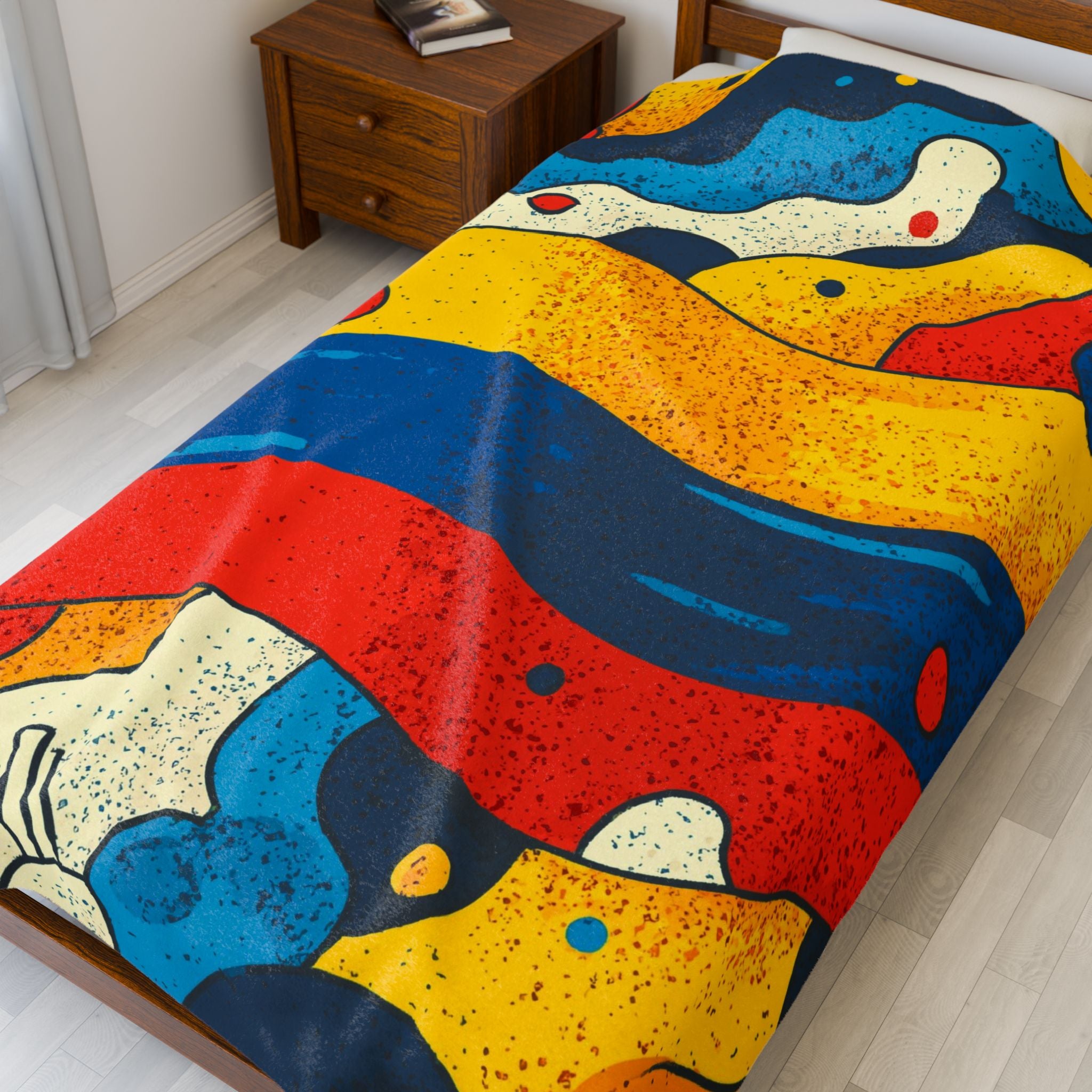 Fluid Chromatics: Mid-Century Modern Abstract, Dynamic Color Landscape   |    Custom Orders Available
