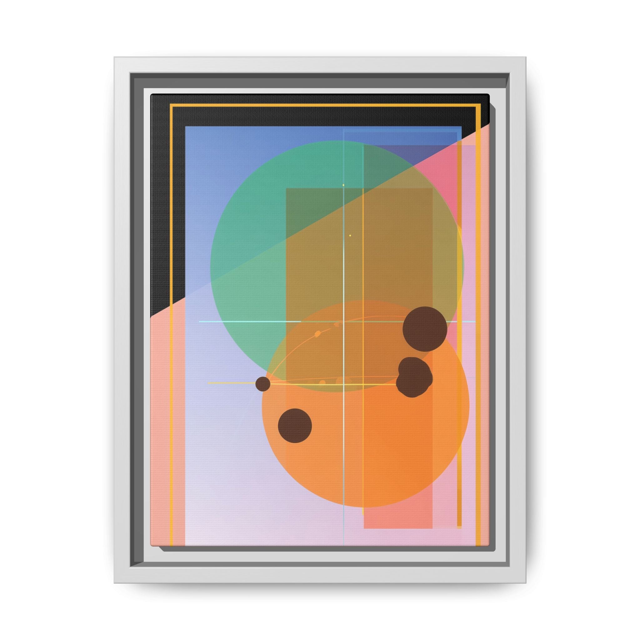 Geometric Harmony: Abstract Composition, Overlapping Shapes, Precision Design   |   Custom Orders Accepted