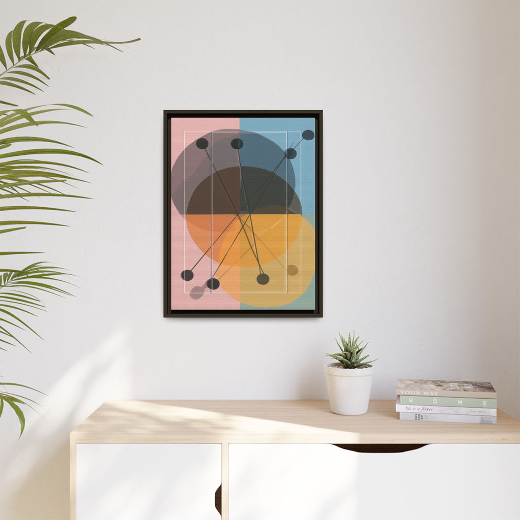 Geometric Intersections: Pastel Quadrants, Mid-Century Minimalism, Network Nodes   |   Custom Orders Accepted