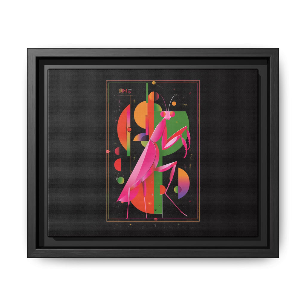 Celestial Mantis: Cubist Geometry, Cosmic Insect Portrait   |    Custom Orders Available