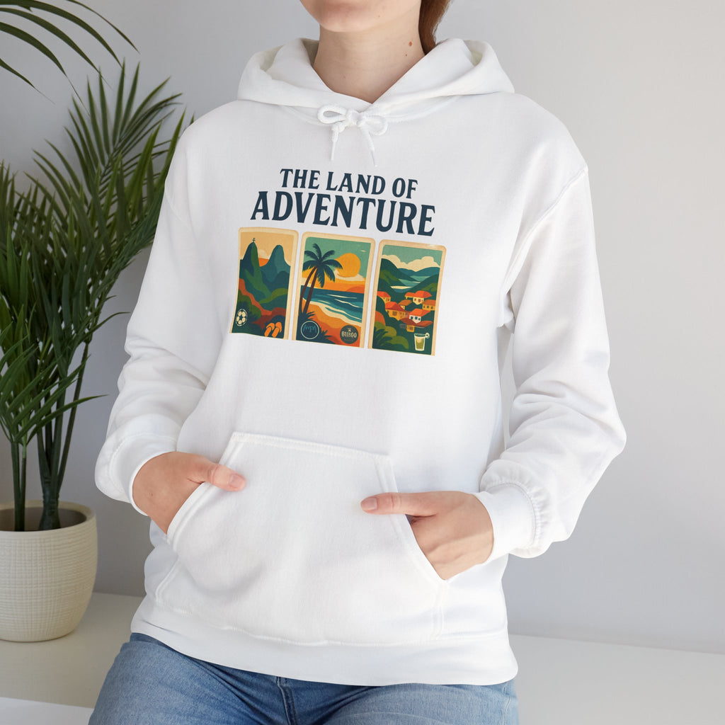 Unisex Heavy Blend™ Hooded Sweatshirt - Brazil Graphic Sweatshirt, Brazil, Brazillian, Rio De Janeiro