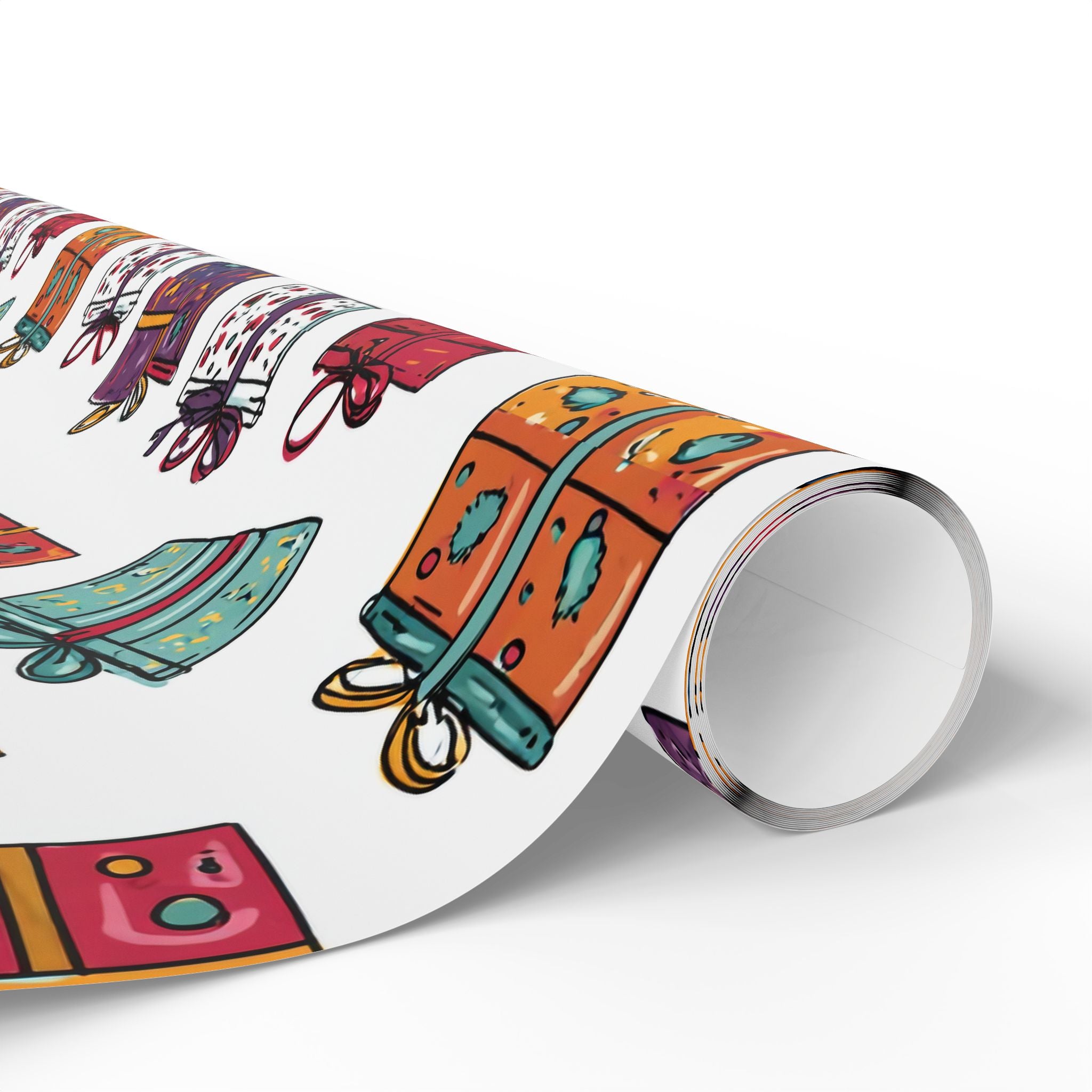 Colorful Gift Wrapping Papers, Holiday Decor, Birthday, Christmas, Party Supplies, Festive Gift Wrap