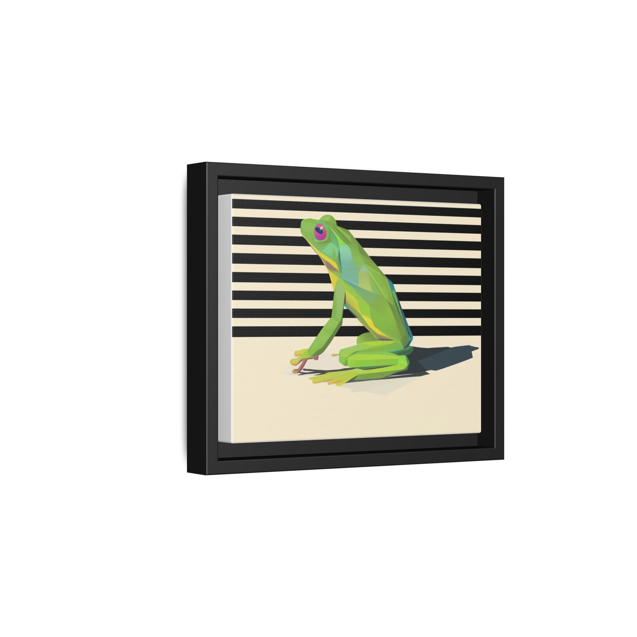 Geometric Amphibian: Stylized Frog Design, Modern Minimalist Art Print   |    Custom Orders Available