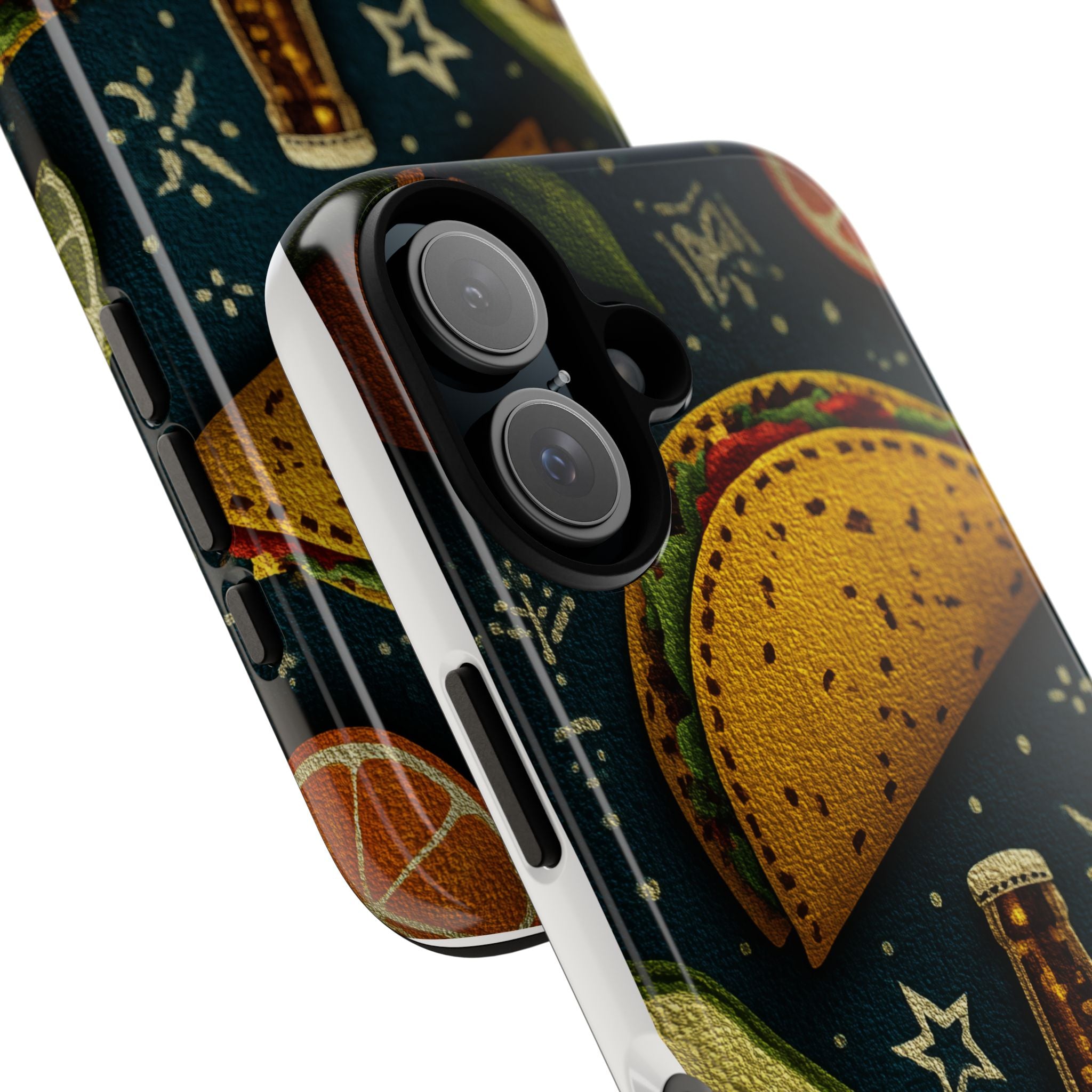 Colorful Mexican Foodie Phone Case - Tough Cases Featuring Tacos, Avocados, Perfect for Food Lovers, Gift for Foodies, Fun