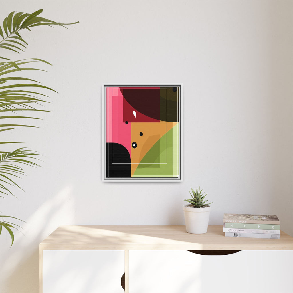 Geometric Convergence: Abstract Modernist Composition, Constructivist Color Blocking, Layered Geometric Design   |   Custom Orders Accepted