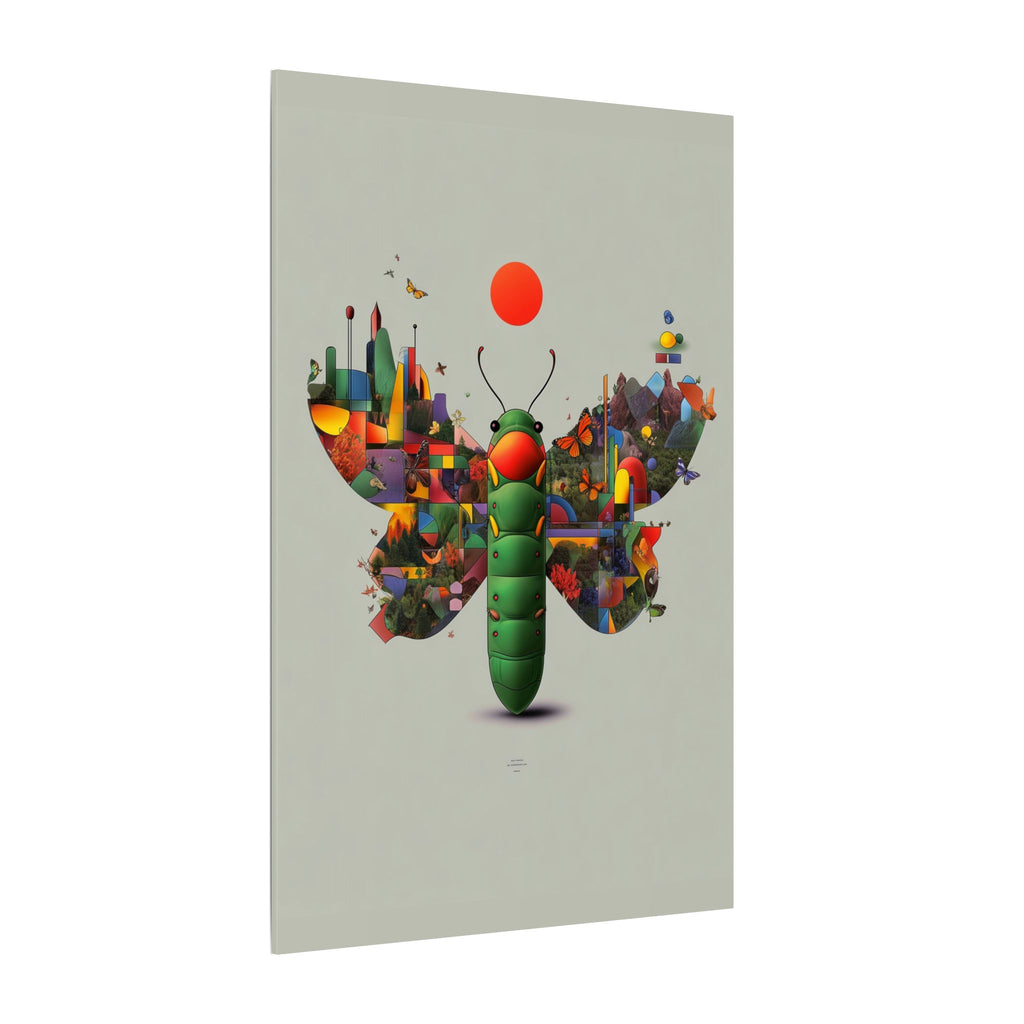 Metamorphosis of Geometry: Cubist Insect Symphony, Digital Nature Fragmentation   |    Custom Orders Available