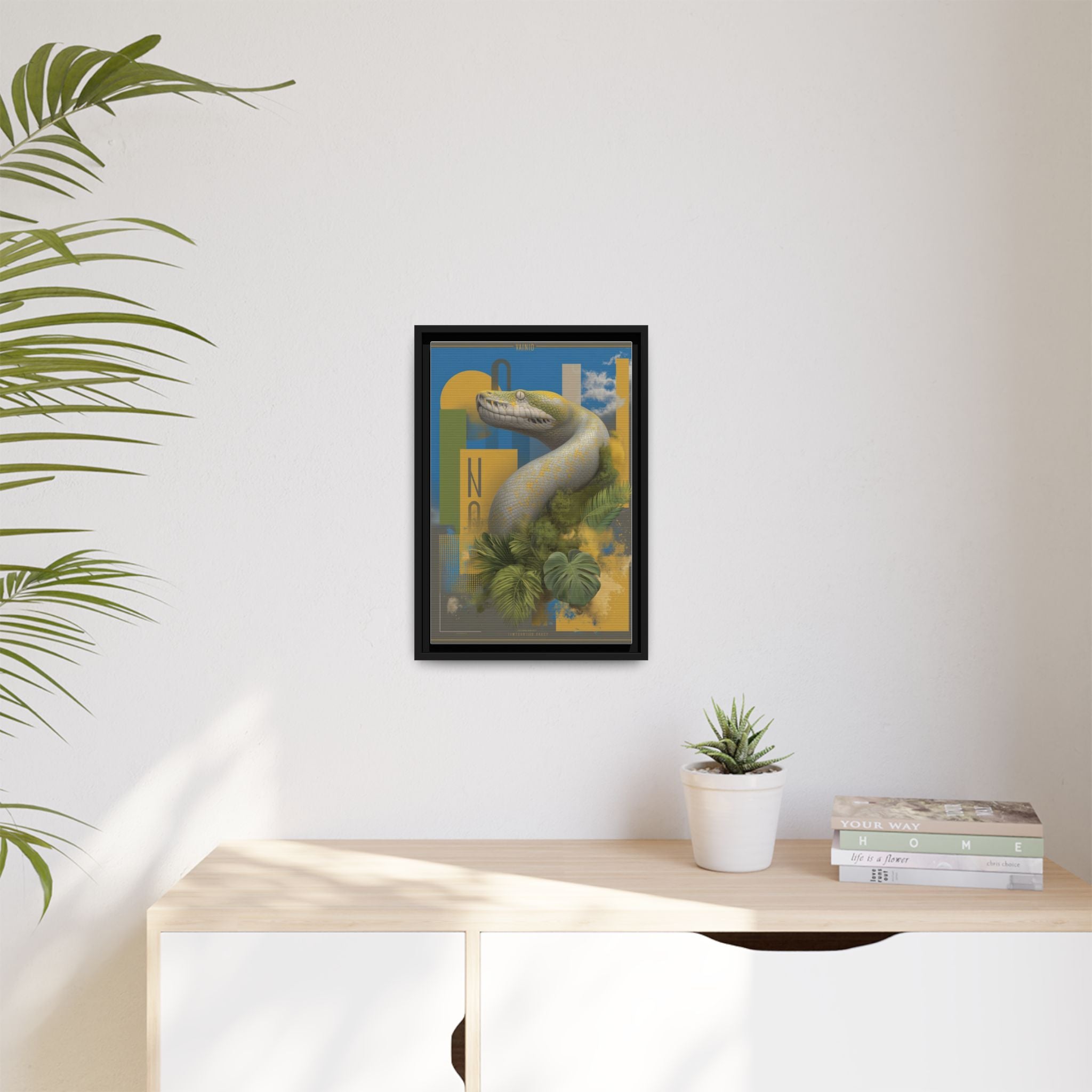 Serpent's Geometry: Tropical Realism, Digital Wildlife Composition   |    Custom Orders Available