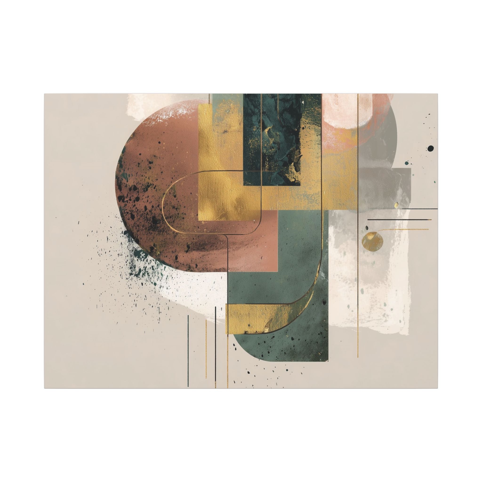 Geometric Harmony: Abstract Composition, Modernist Minimalism, Ethereal Design Layers   |   Custom Orders Accepted