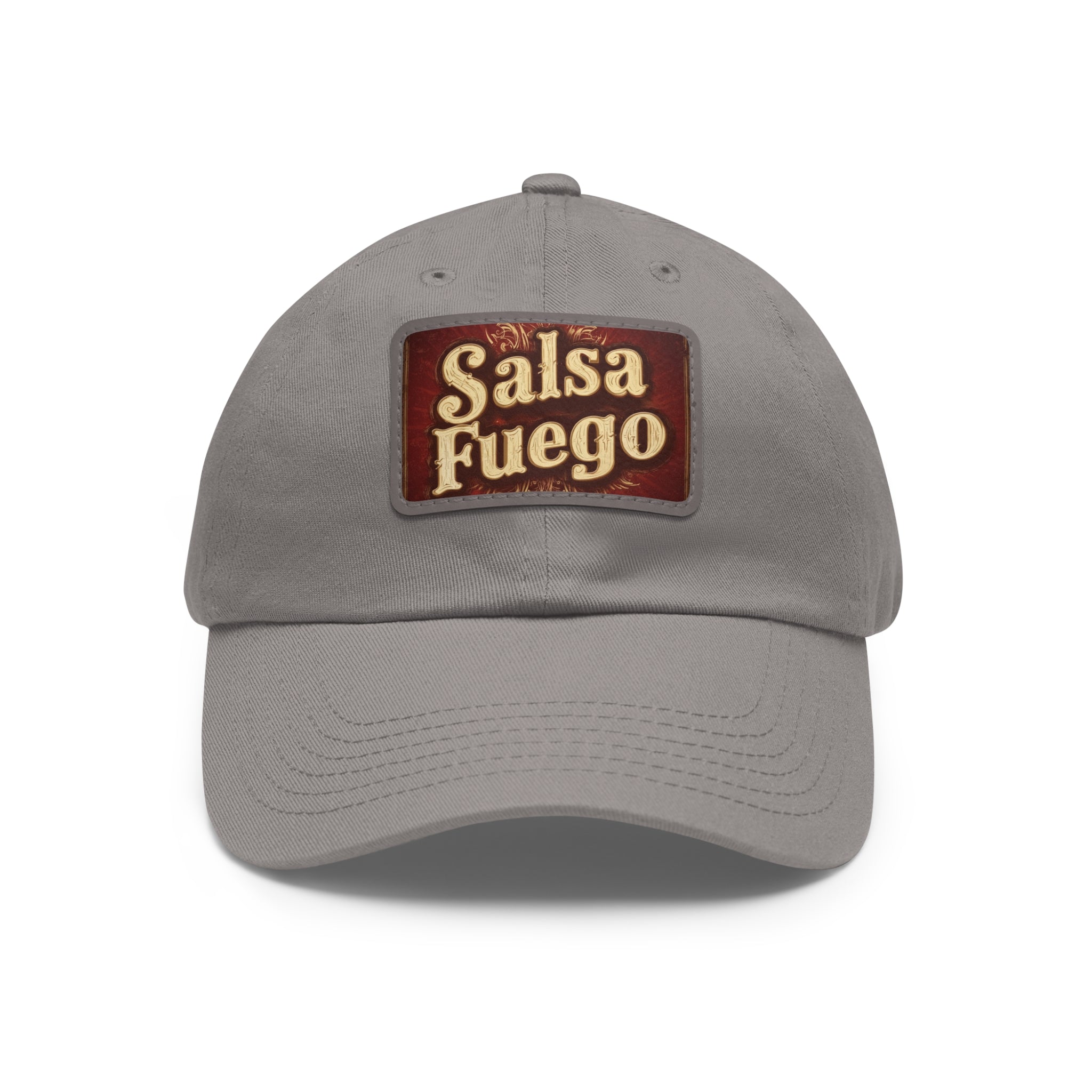 Salsa Fuego Dad Hat with Leather Patch (Rectangle)