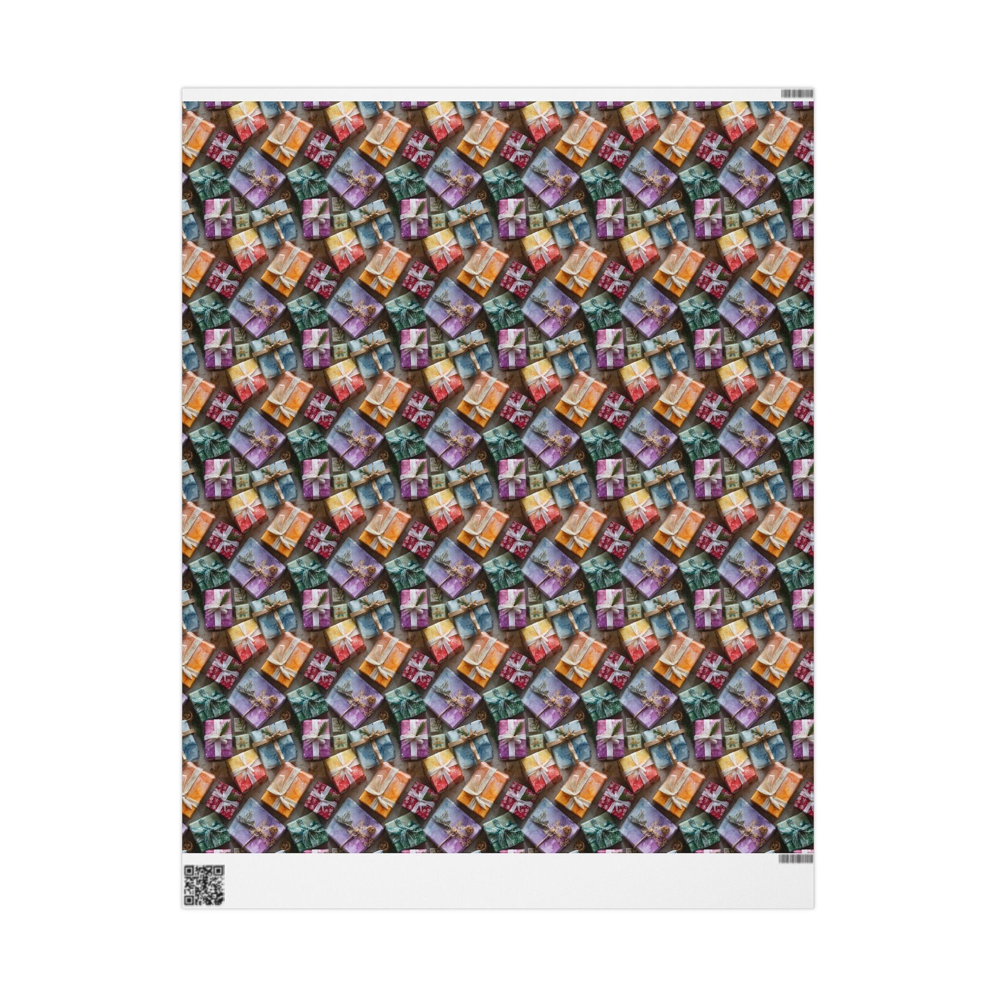 Wrapping Paper — Colorful Quilt Patch Pattern Gift Wrap (Holiday, Birthday, Craft Lovers)