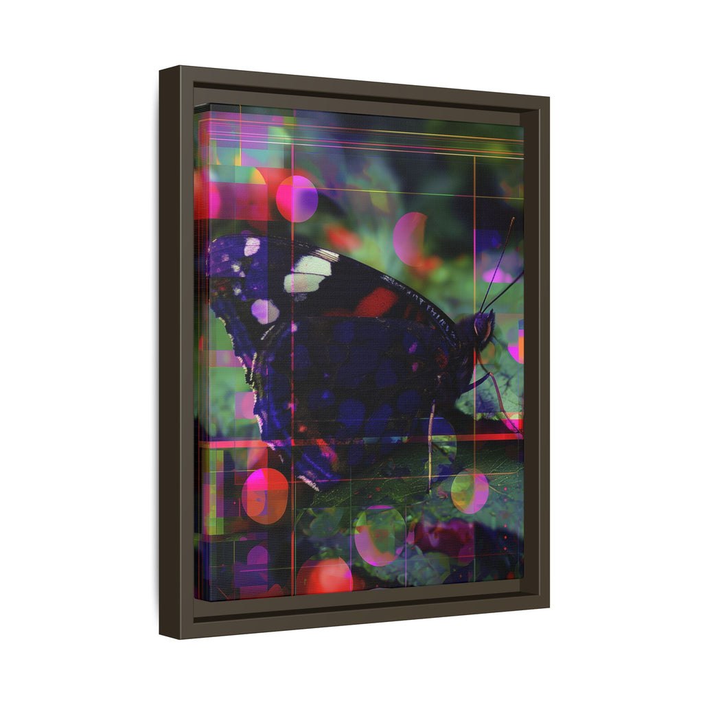 Geometric Butterfly Framed Print: Digital Glitch Butterfly Art, Geometric Nature Photography   |  Personalized & Custom Orders Available