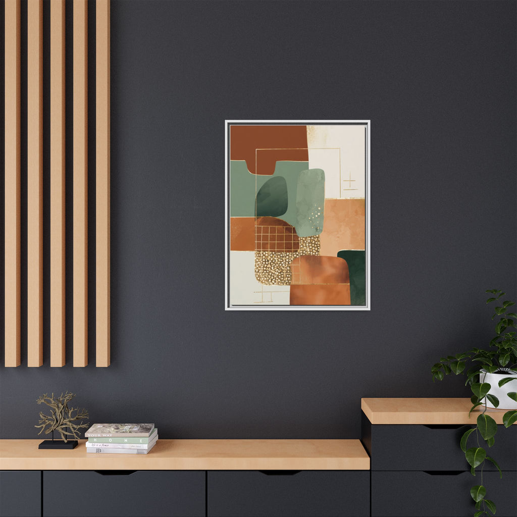 Geometric Harmony: Abstract Minimalist Art, Mid-Century Modern Design, Organic Shapes Composition   |   Custom Orders Accepted