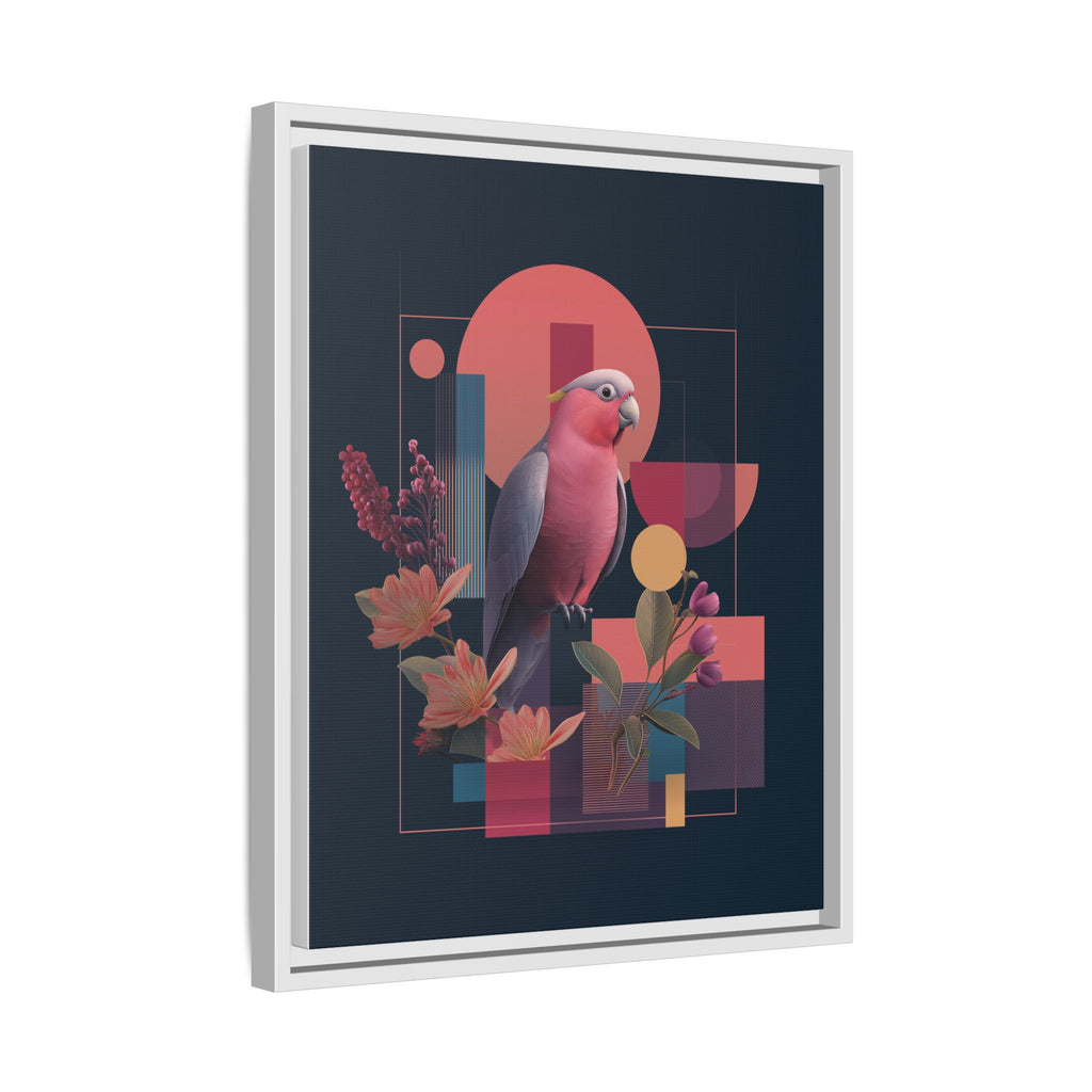 Geometric Rose Galah: Digital Art Deco, Retro-Futuristic Parrot Composition   |    Custom Orders Available