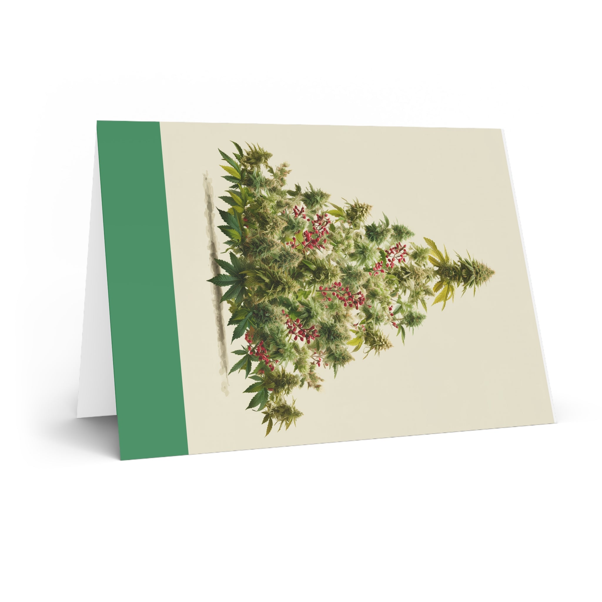 Whimsical Marijuana Holiday Greeting Cards | Unique Eco-Friendly Cards | Perfect for Birthdays, Christmas & More