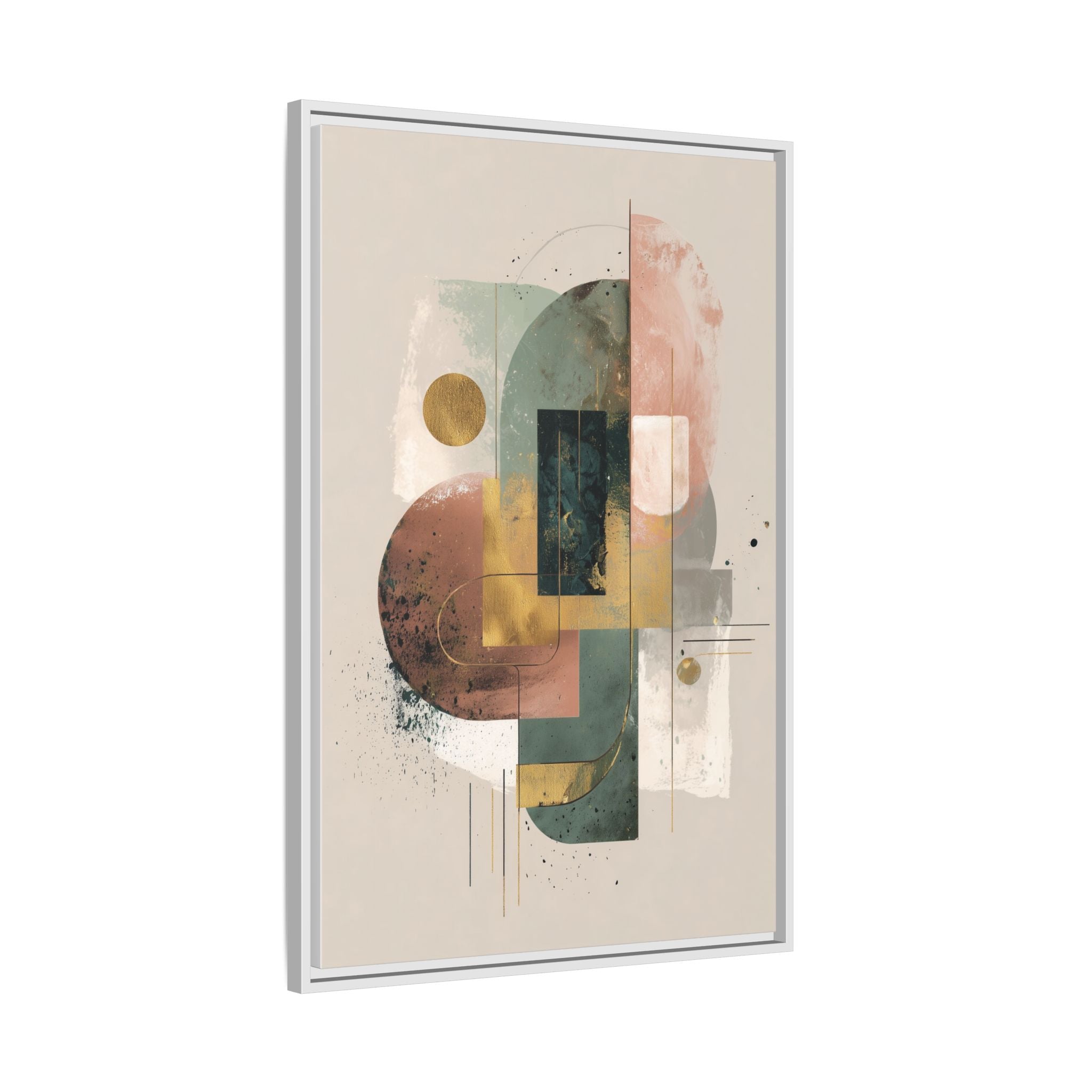 Organic Geometries: Fragmented Forms, Digital Abstract Composition, Layered Minimalist Art   |   Custom Orders Accepted