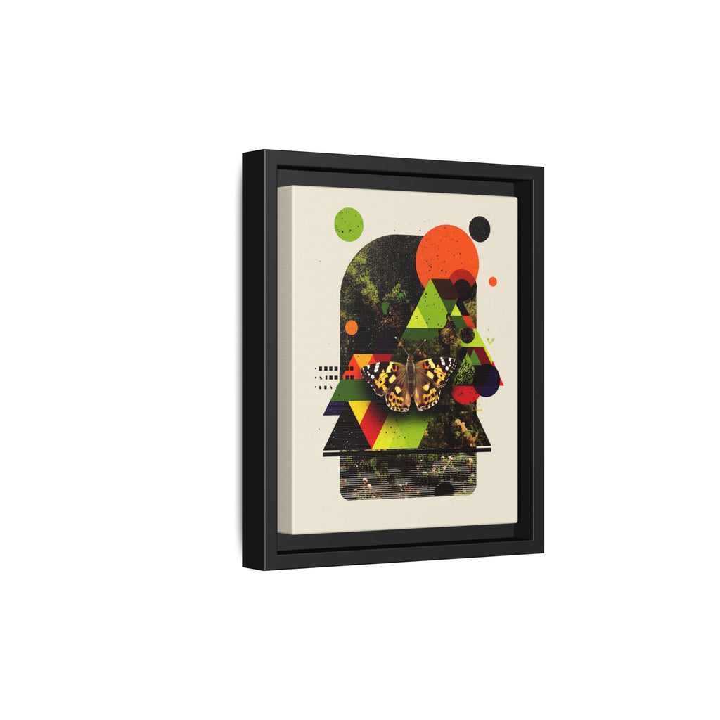 Metamorphic Geometries Framed Print: Digital Nature Collage, Butterfly Abstract Design   |   Custom Orders Available