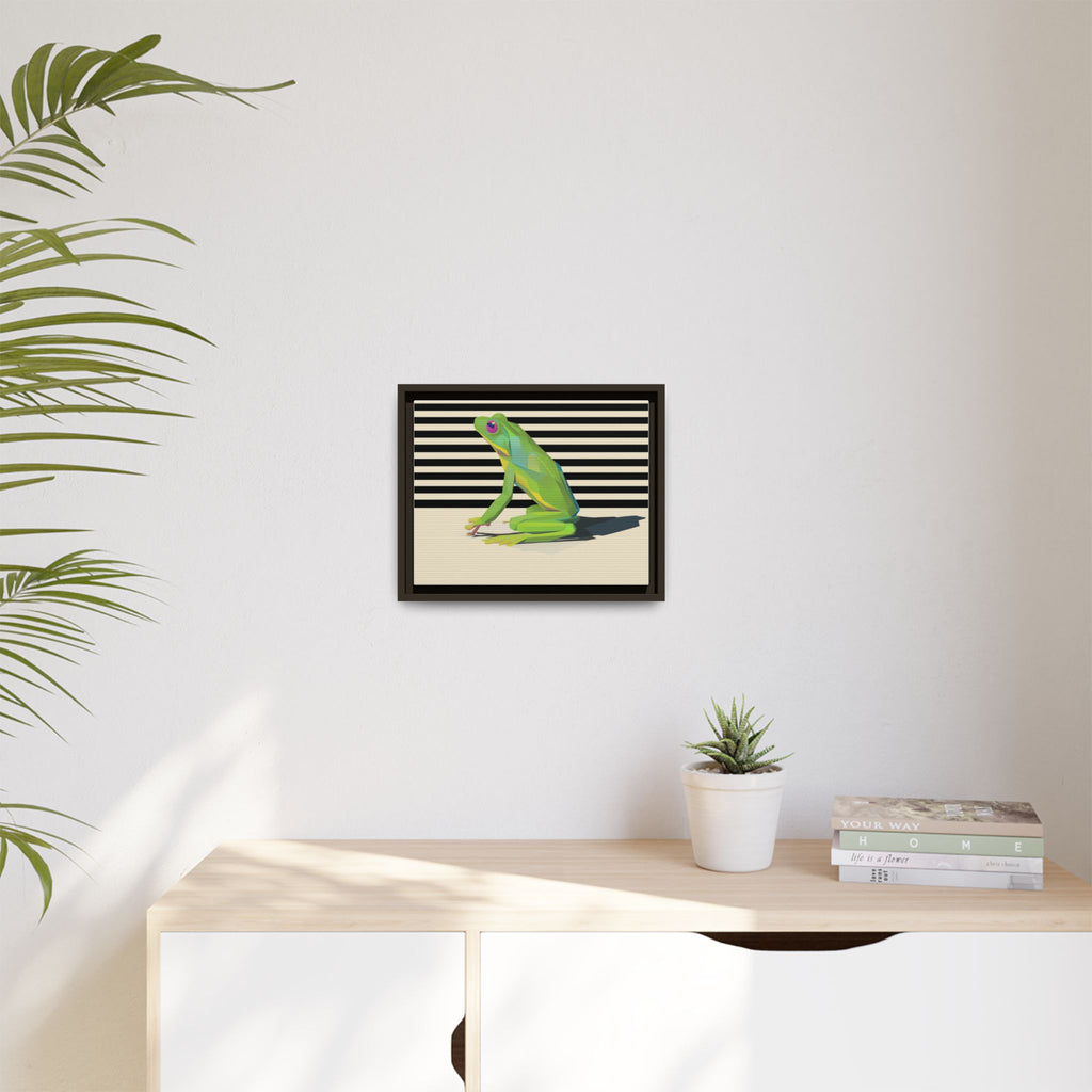 Geometric Amphibian: Stylized Frog Design, Modern Minimalist Art Print   |    Custom Orders Available