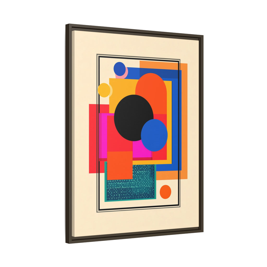 Geometric Harmony: Abstract Color Blocks, Mid-Century Modern Design, Minimalist Art Composition   |   Custom Orders Accepted