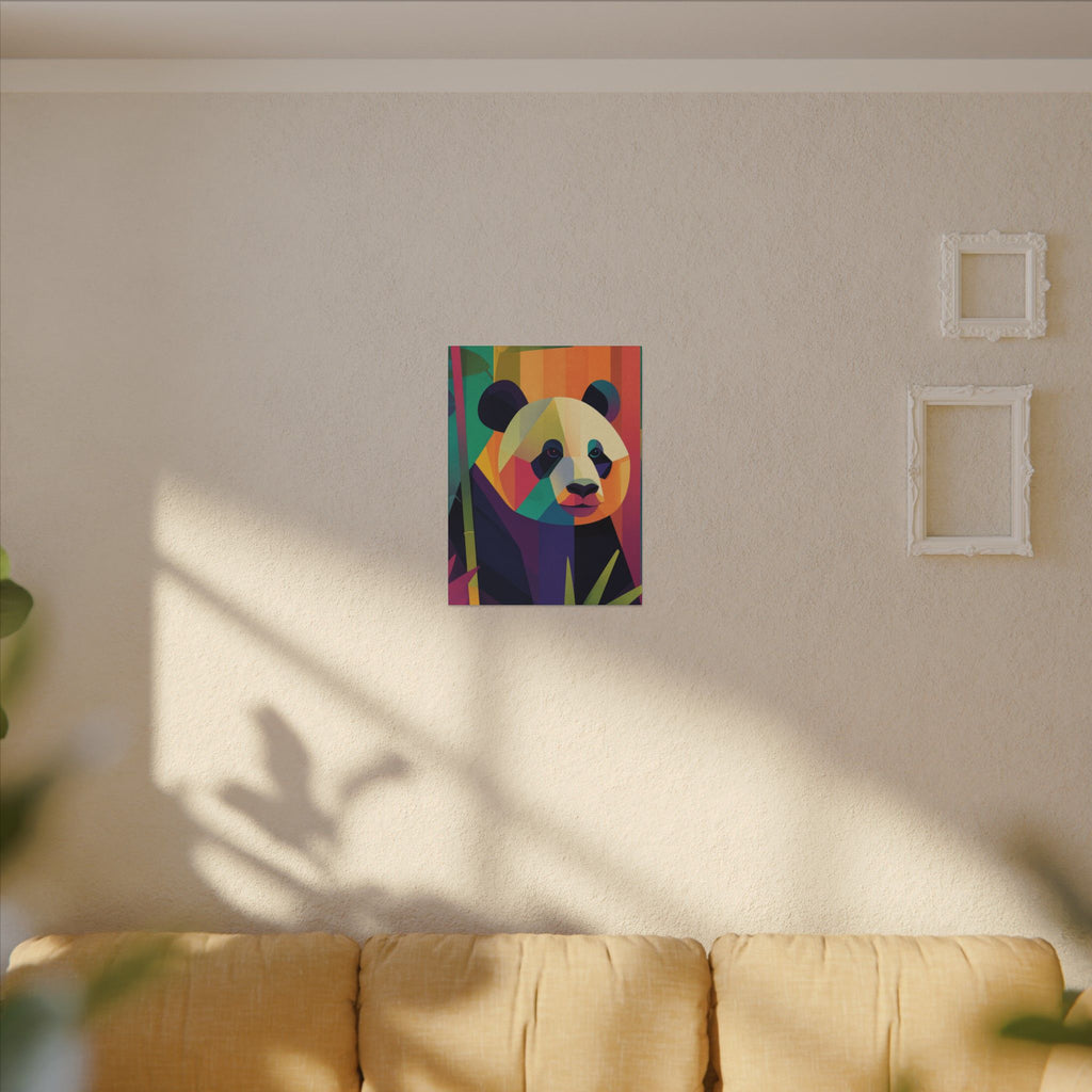 Geometric Panda: Cubist Wildlife, Colorful Fragmentation, Modern Digital Art   |  Personalized & Custom Orders Available