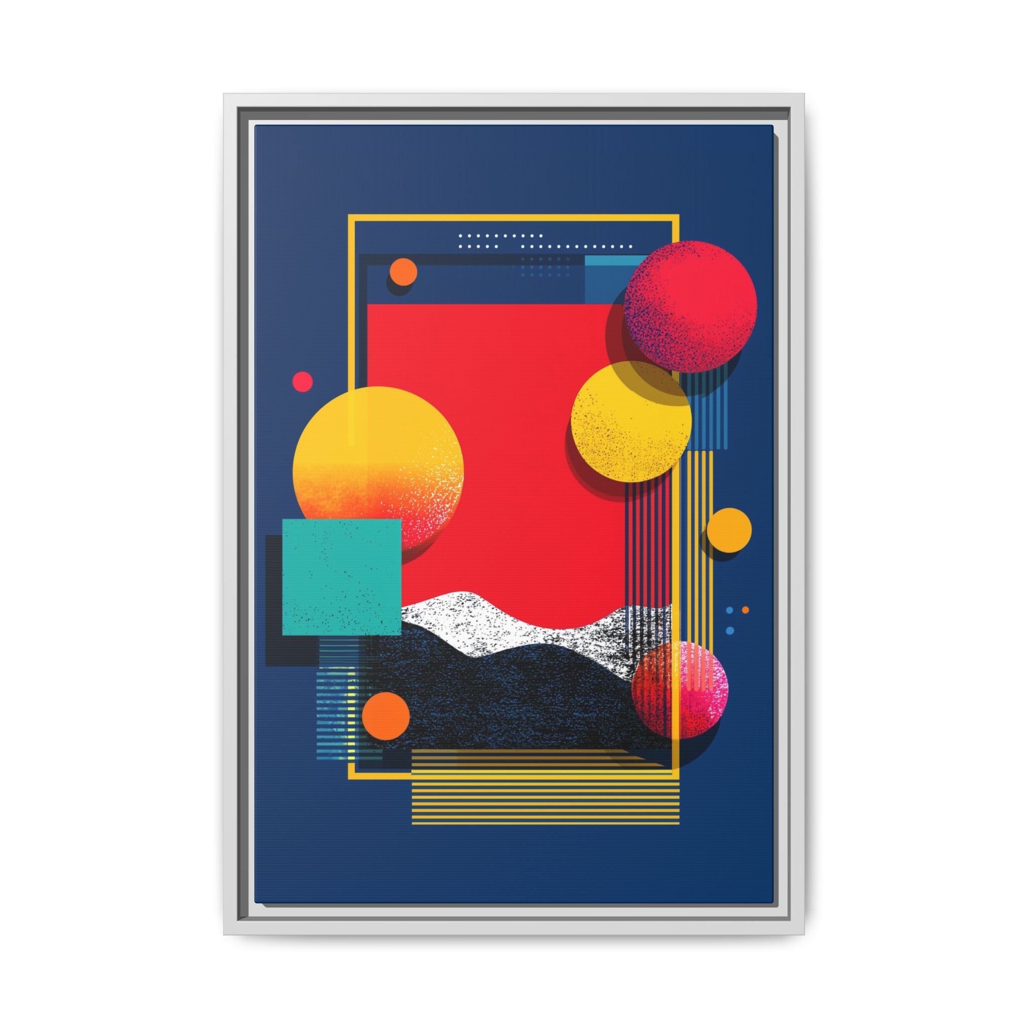 Geometric Horizons: Abstract Landscape Composition, Modernist Digital Art, Colorful Geometric Design   |   Custom Orders Accepted