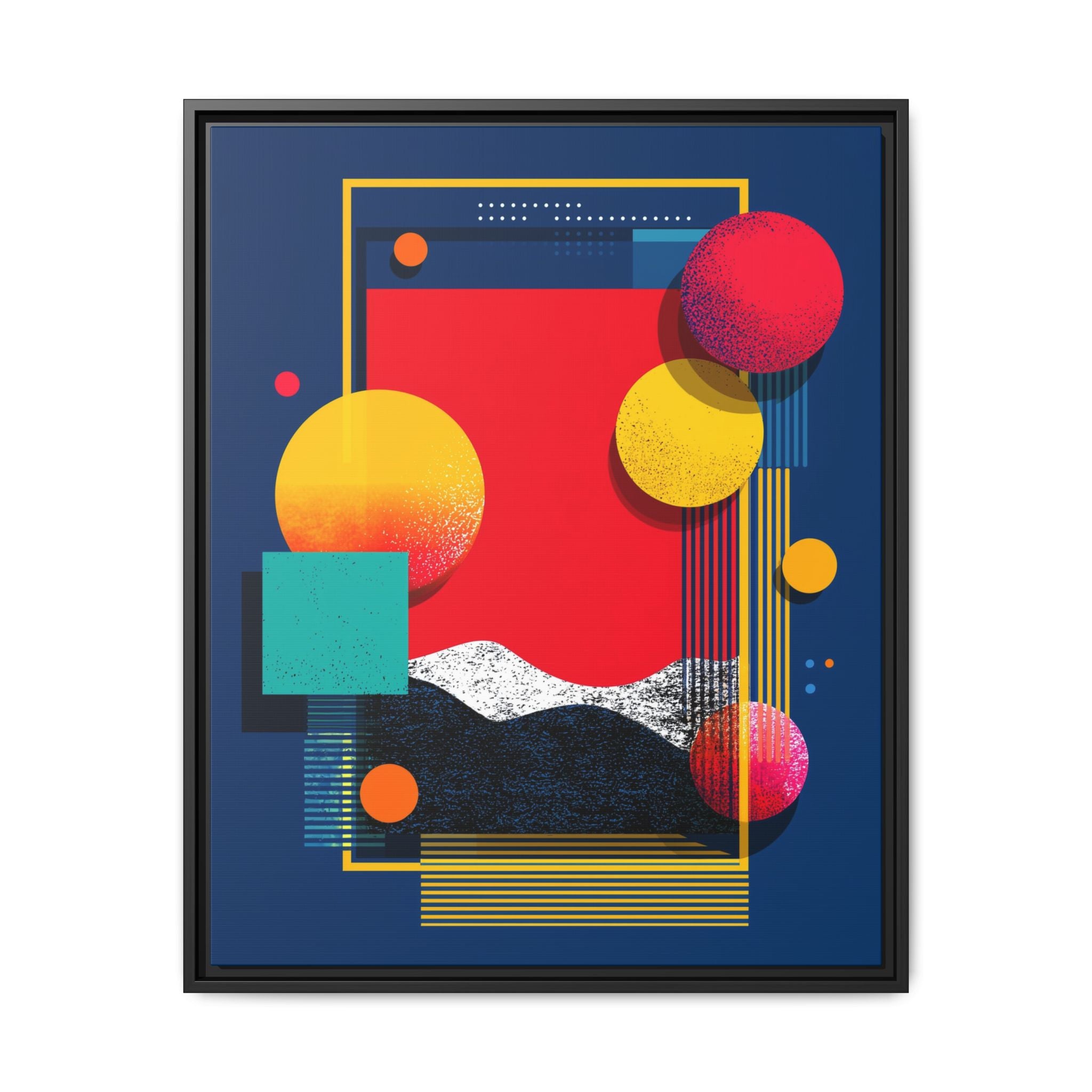 Geometric Horizons: Abstract Landscape Composition, Modernist Digital Art, Colorful Geometric Design   |   Custom Orders Accepted