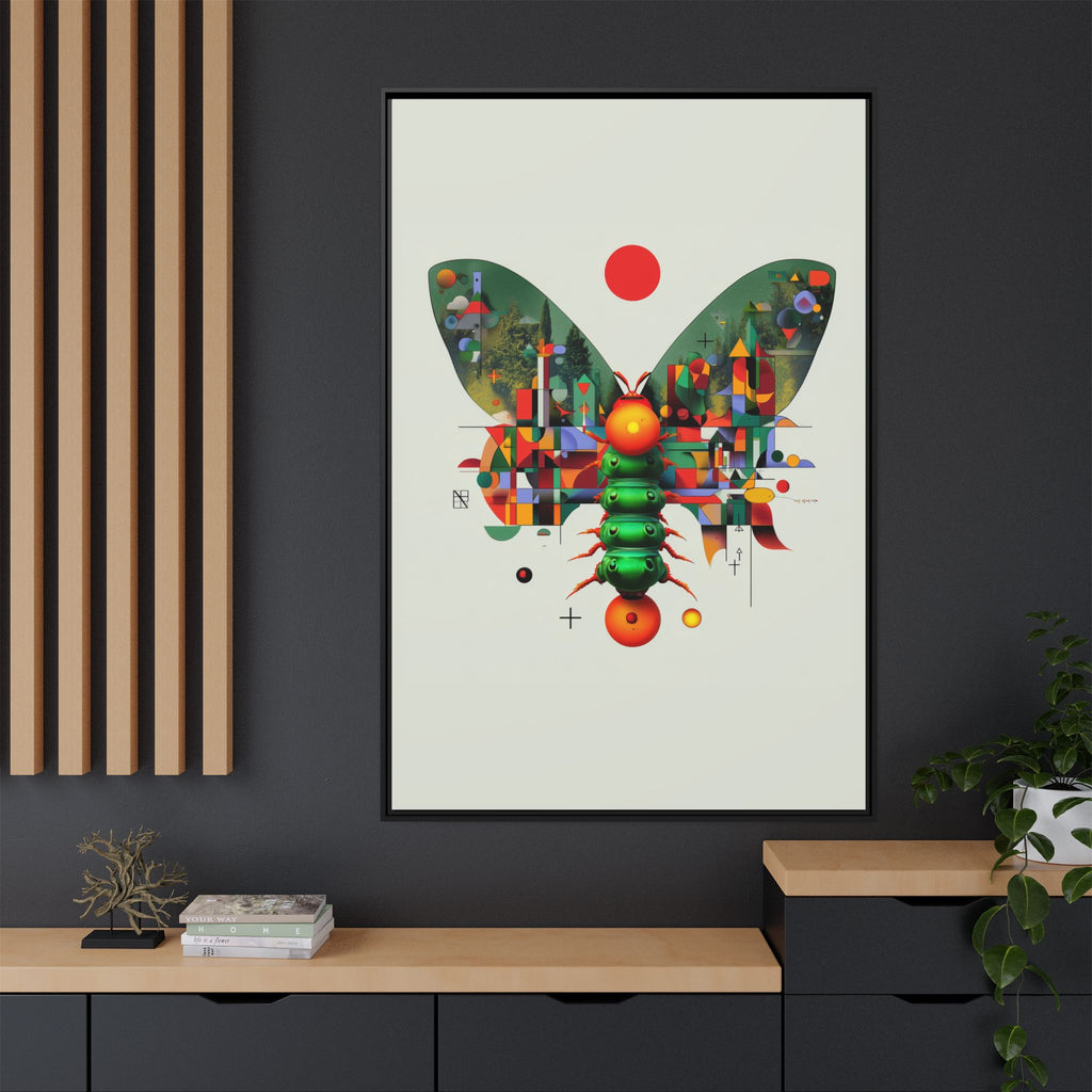 Metamorphic Geometry: Digital Butterfly Architecture, Cubist Nature Transformation   |    Custom Orders Available