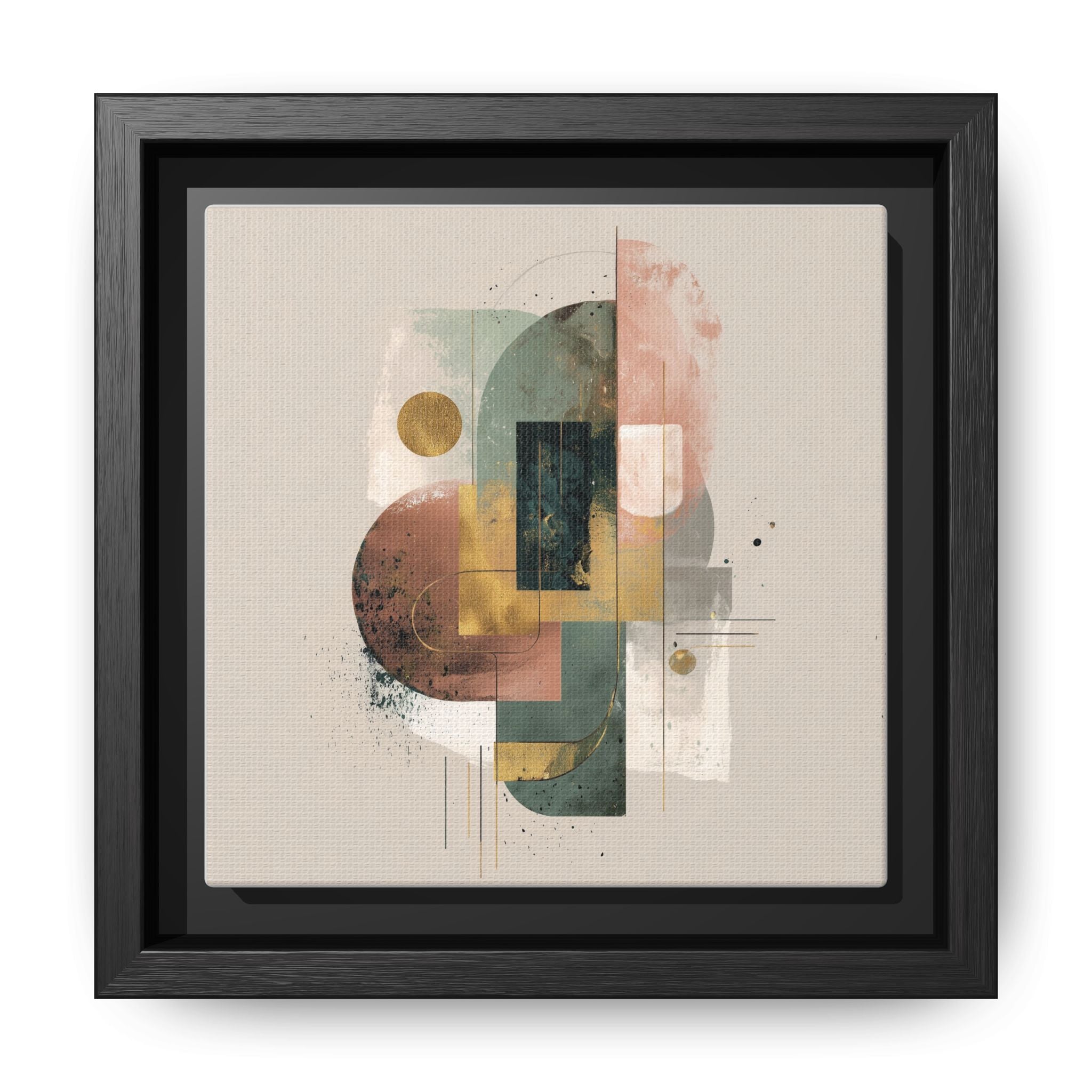 Organic Geometries: Fragmented Forms, Digital Abstract Composition, Layered Minimalist Art   |   Custom Orders Accepted