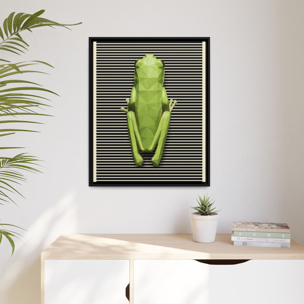 Geometric Amphibian: Low-Poly Frog Design, Digital Art Minimalism   |  Personalized & Custom Orders Available