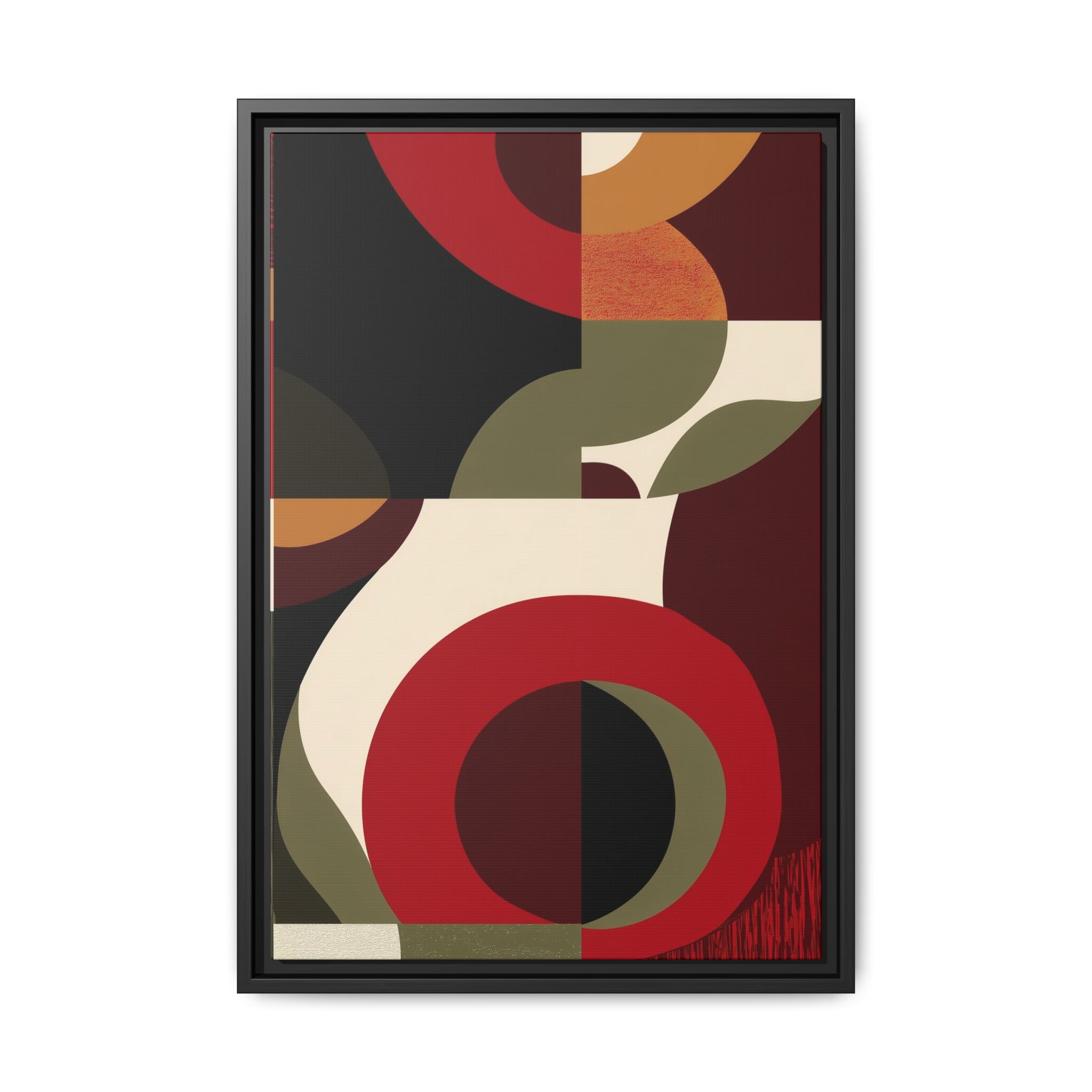 Geometric Intersections: Mid-Century Modern Design, Abstract Architectural Composition, Rhythmic Curved Forms   |   Custom Orders Accepted