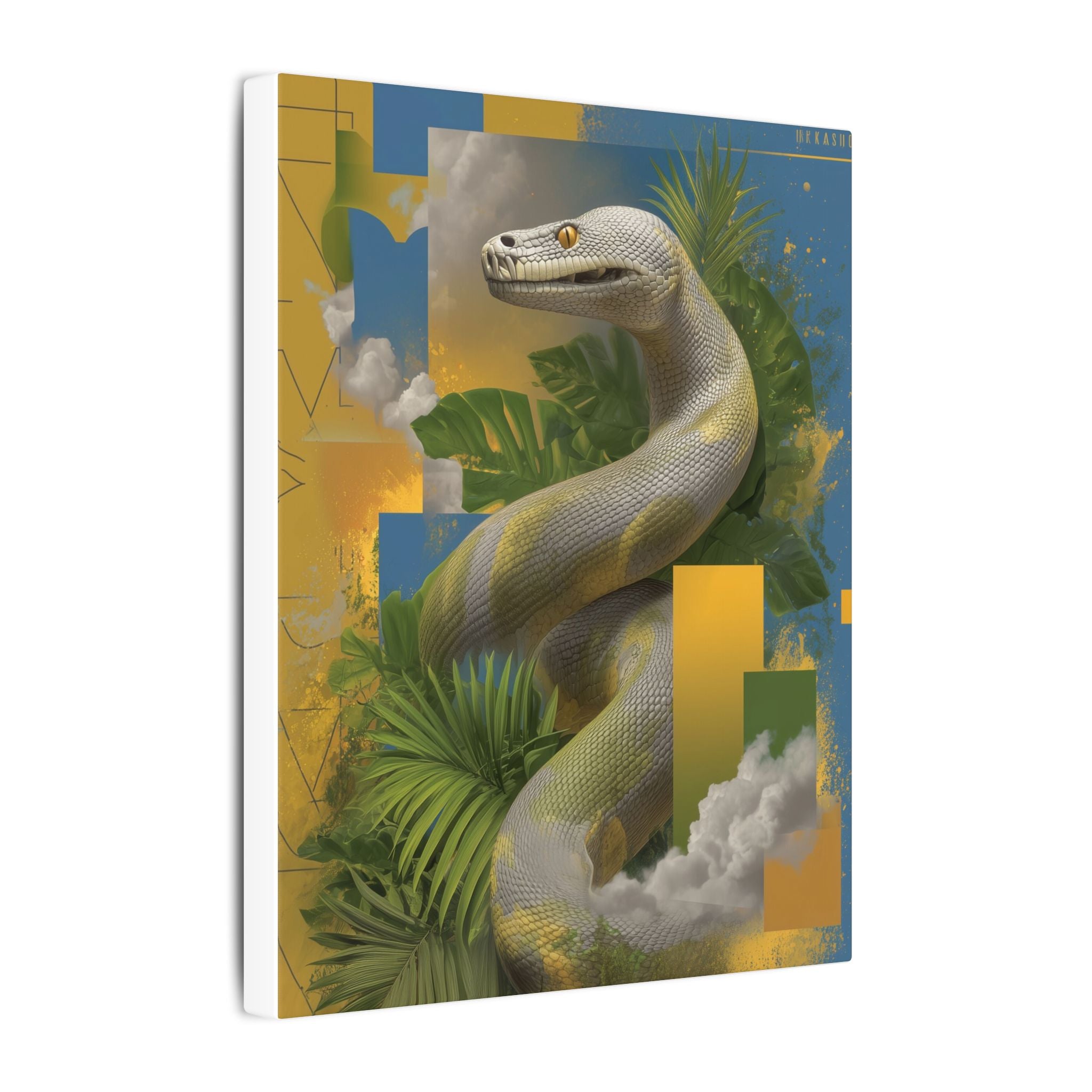 Serpent Geometry: Tropical Scales in Digital Art, Surreal Nature Composition   |    Custom Orders Available