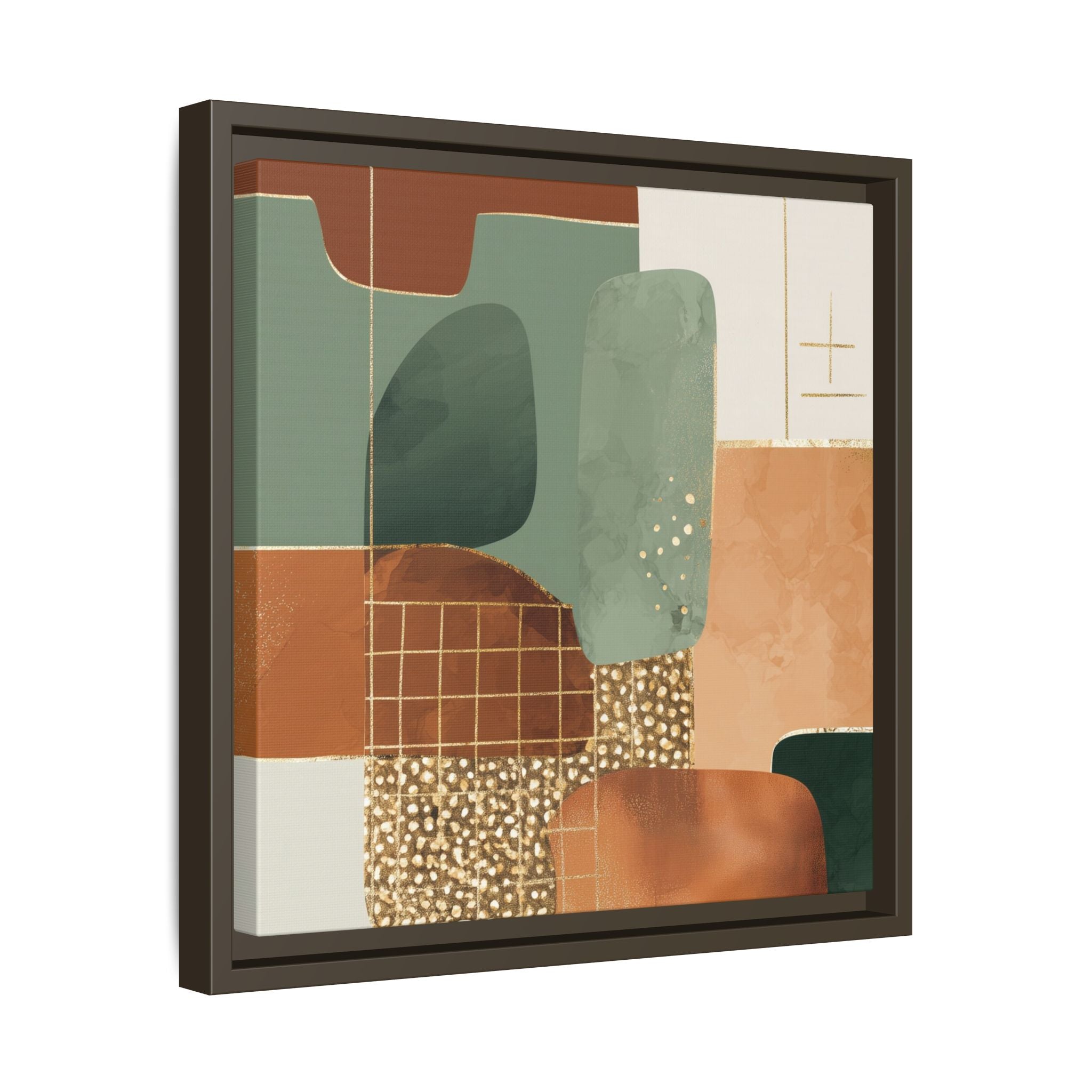 Geometric Harmony: Abstract Minimalist Art, Mid-Century Modern Design, Organic Shapes Composition   |   Custom Orders Accepted