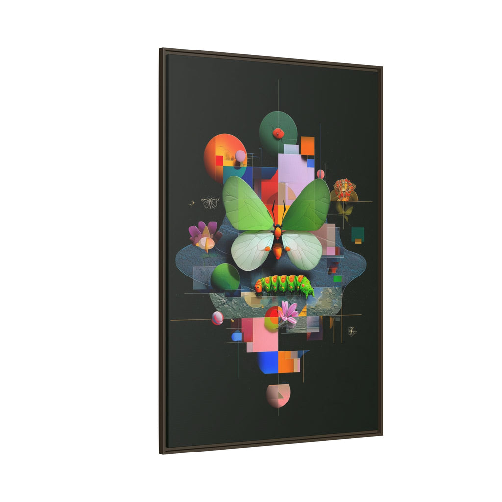 Geometric Metamorphosis: Abstract Nature Composition, Digital Cubist Butterfly Art   |    Custom Orders Available