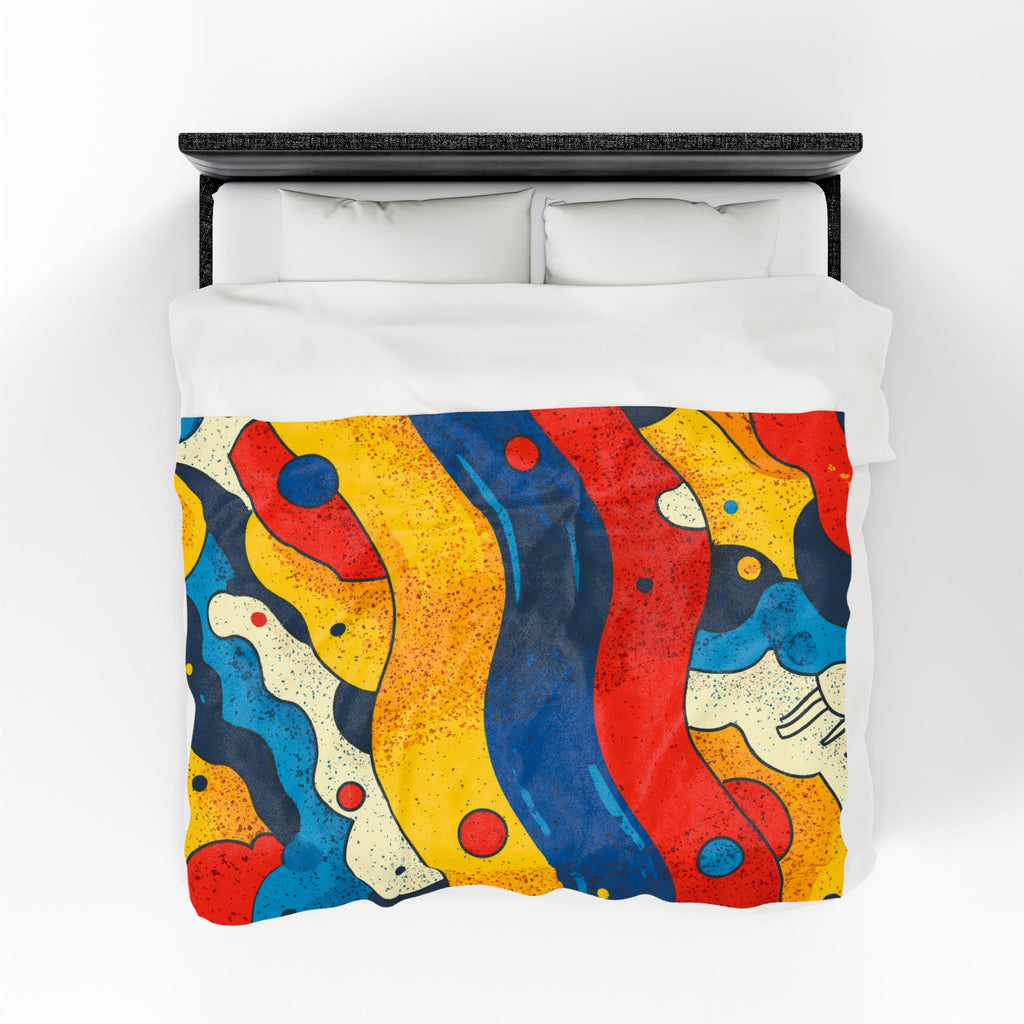 Fluid Chromatics: Mid-Century Modern Abstract, Dynamic Color Landscape   |    Custom Orders Available