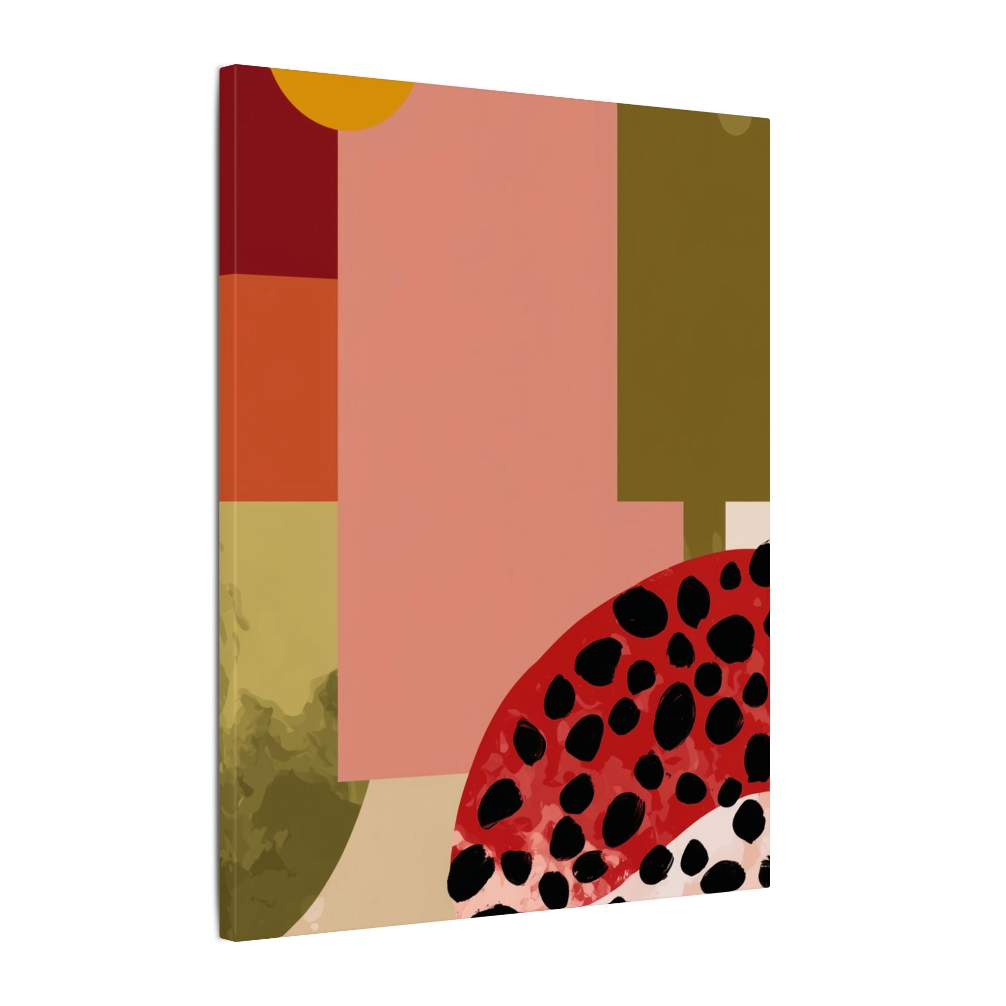 Geometric Harmony: Rectangles in Motion, Mid-Century Modern Composition, Abstract Earth Tone Precision   |   Custom Orders Accepted