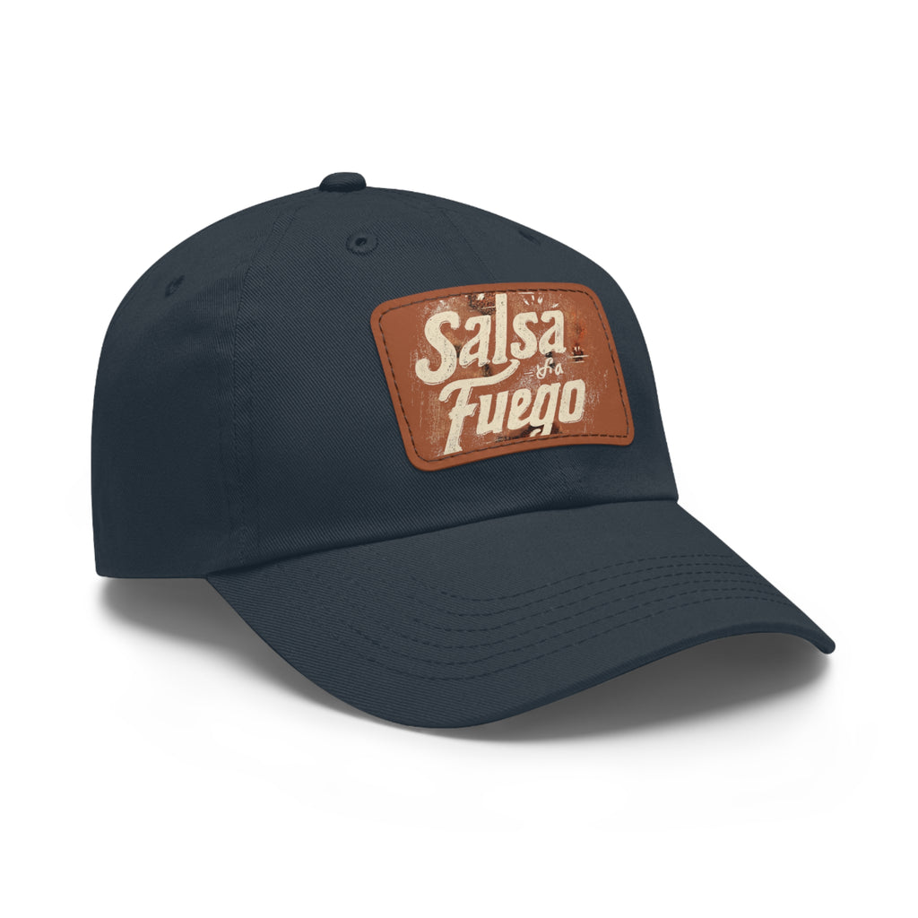 Salsa Fuego Dad Hat with Leather Patch (Rectangle)