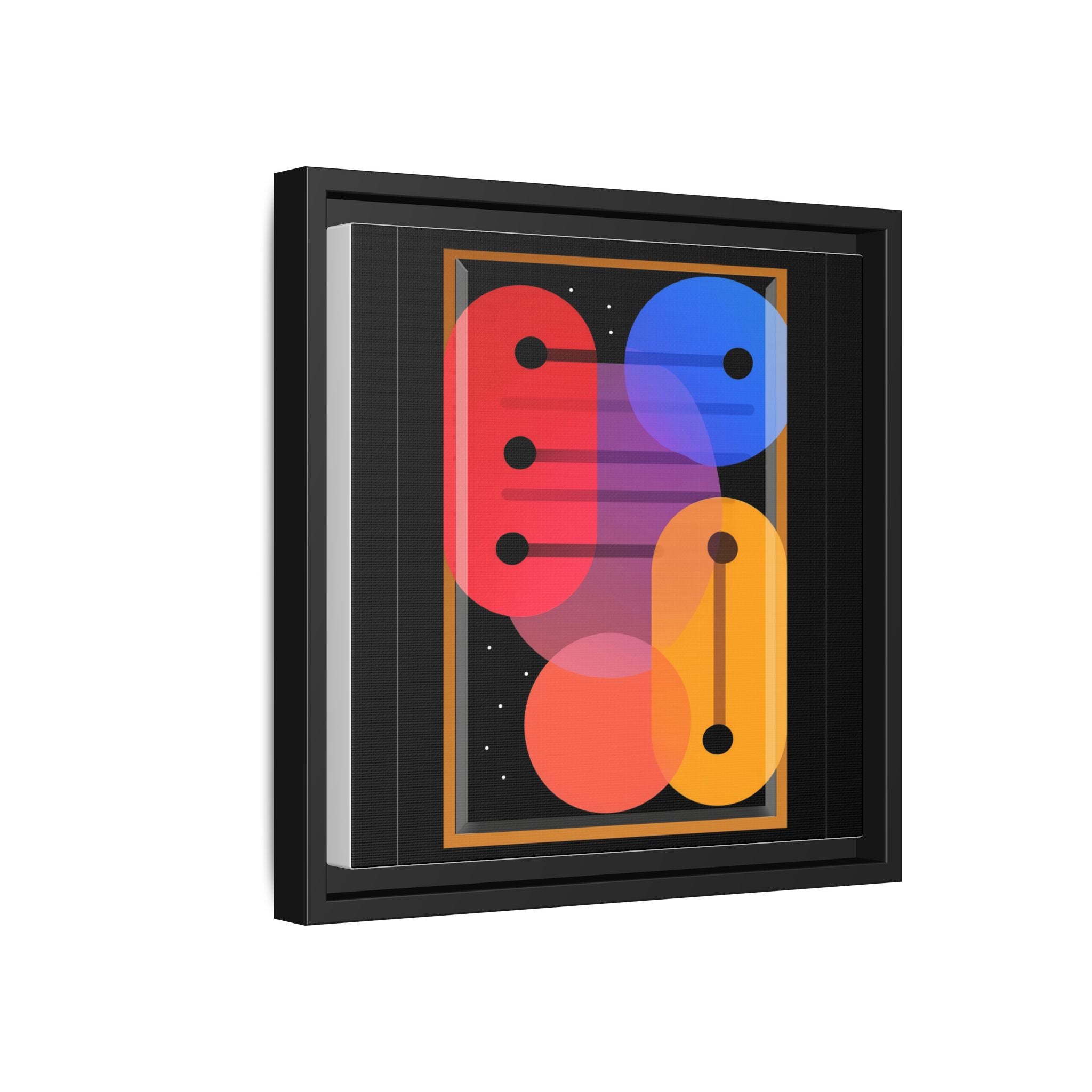 Celestial Geometry: Organic Shapes in Motion, Digital Abstract Composition, Vibrant Color Intersections   |   Custom Orders Accepted