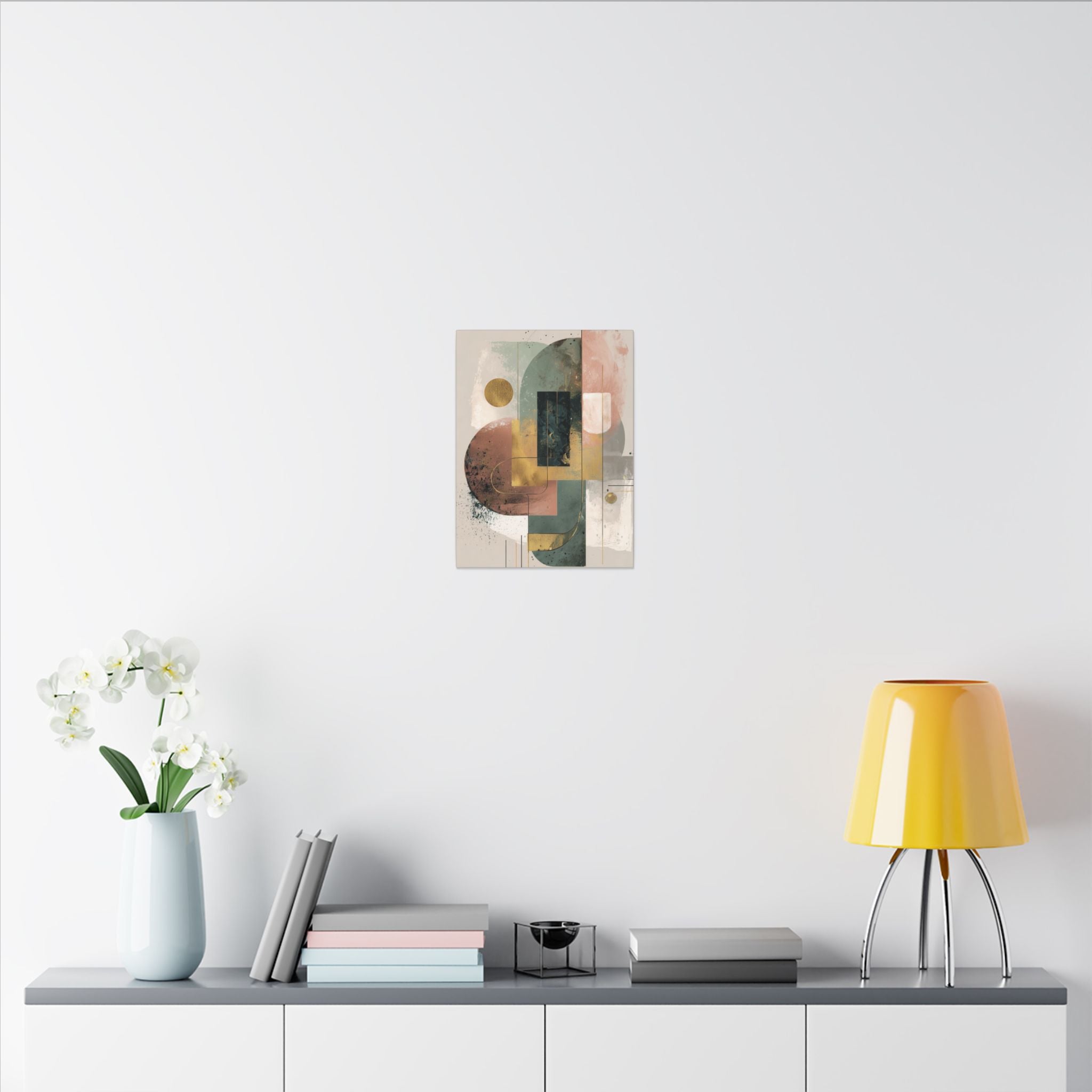 Geometric Harmony: Abstract Composition, Modernist Minimalism, Ethereal Design Layers   |   Custom Orders Accepted