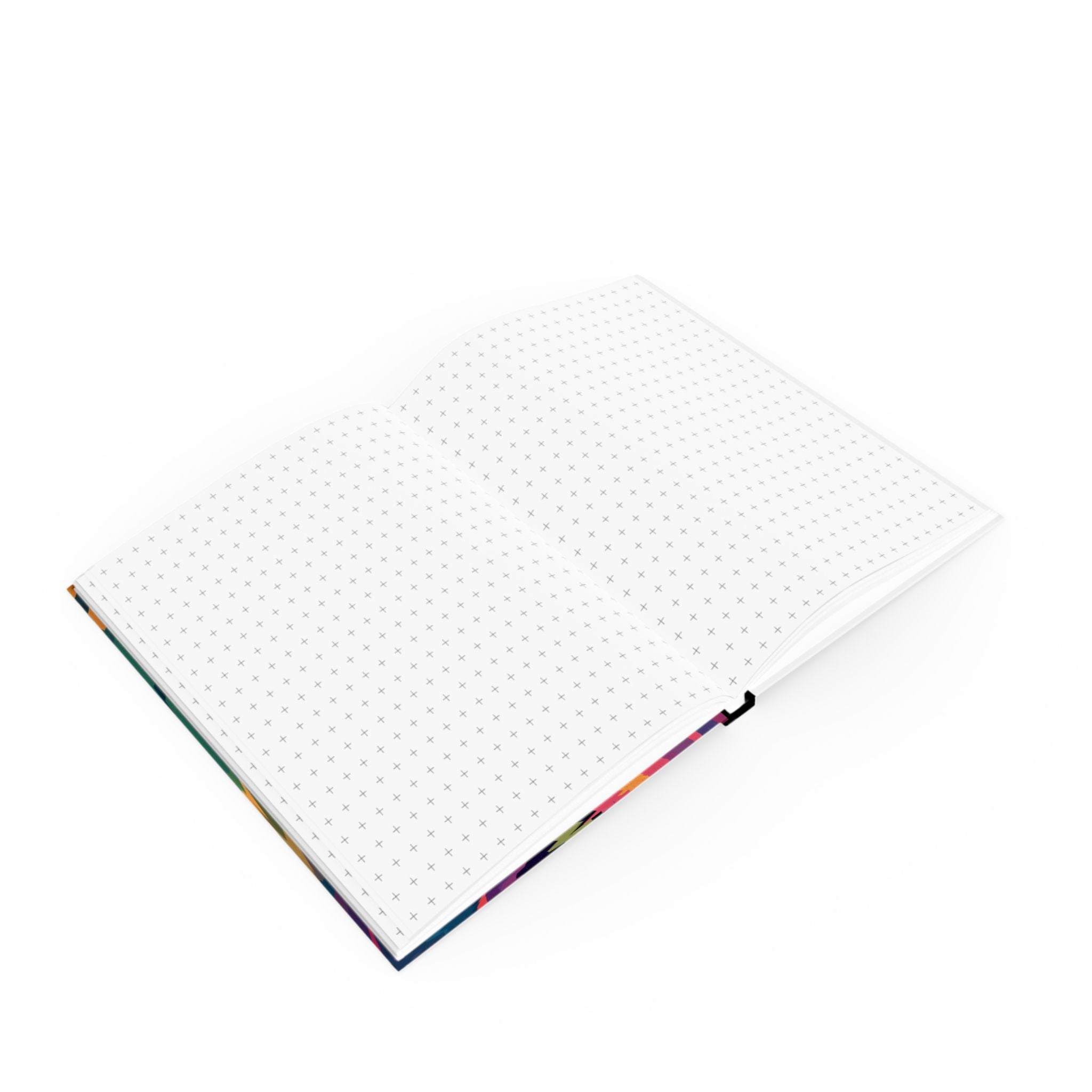 Personalized Journal    |  Kaleidoscope Panda: Geometric Wildlife Art, Digital Color Fragmentation, Contemporary Graphic Design