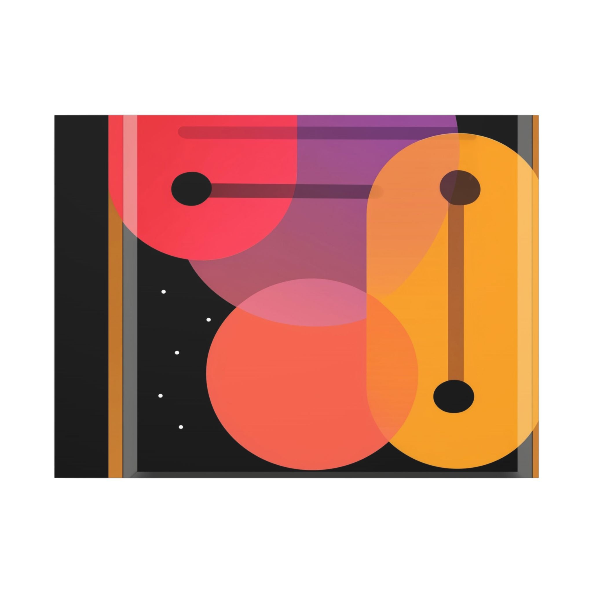 Cosmic Geometry: Abstract Shapes in Vibrant Colors, Digital Minimalist Design, Constructivist Inspiration   |   Custom Orders Accepted