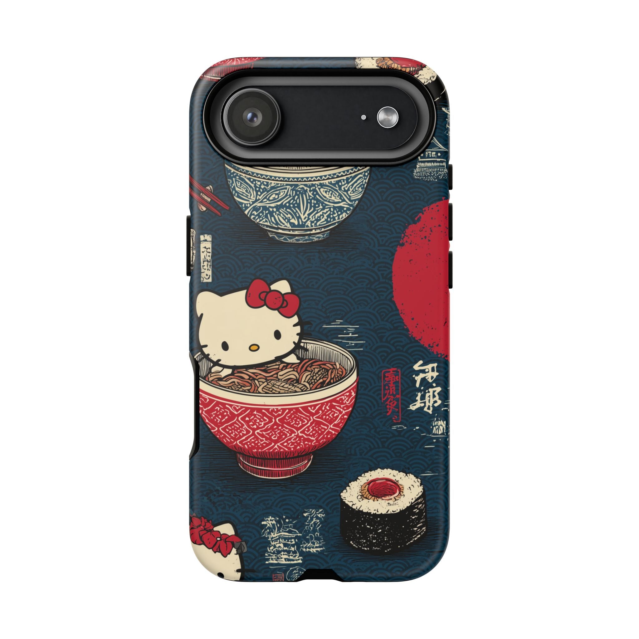 Japanese Kitty Sushi Vibrant Phone Case - Tough Case | Funky, Colorful, Unique Design for Gift, Accessory, Protection, Trendy