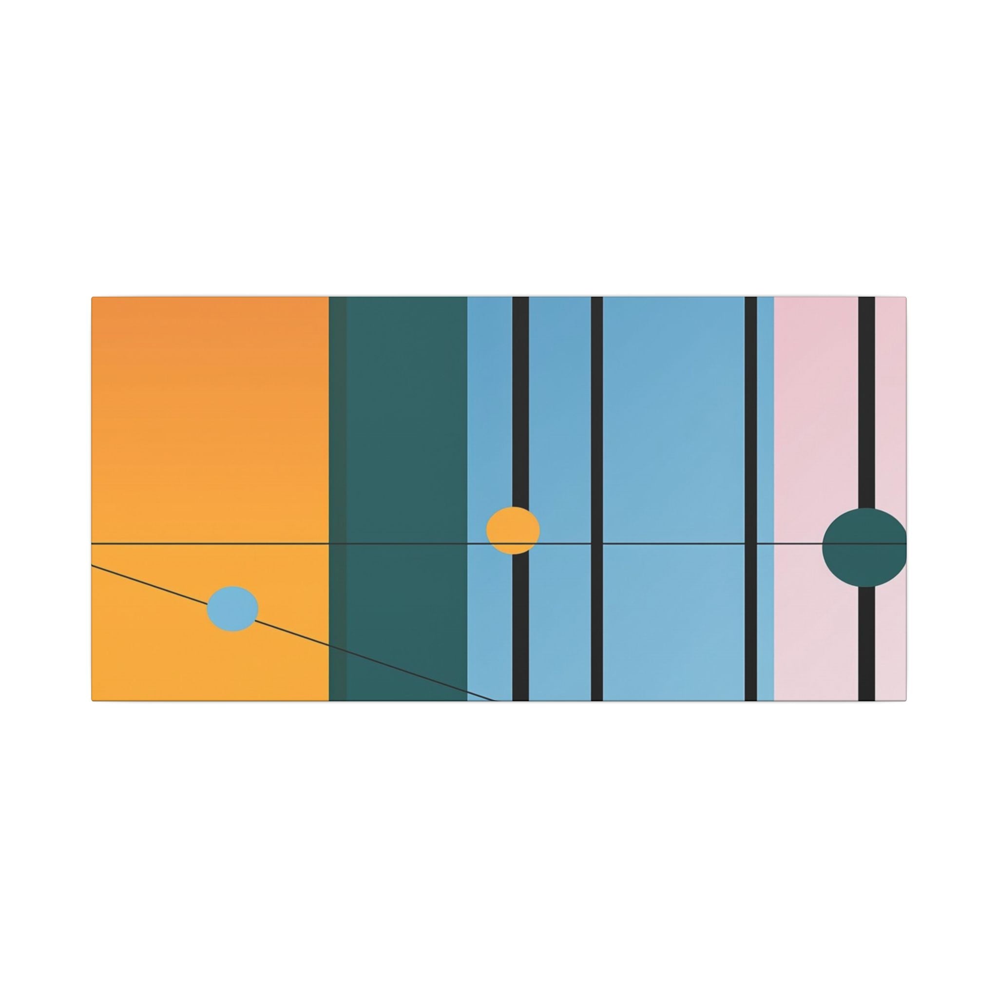 Geometric Networks: Constructivist Color Planes, Intersectional Design, Minimalist Spatial Composition   |   Custom Orders Accepted