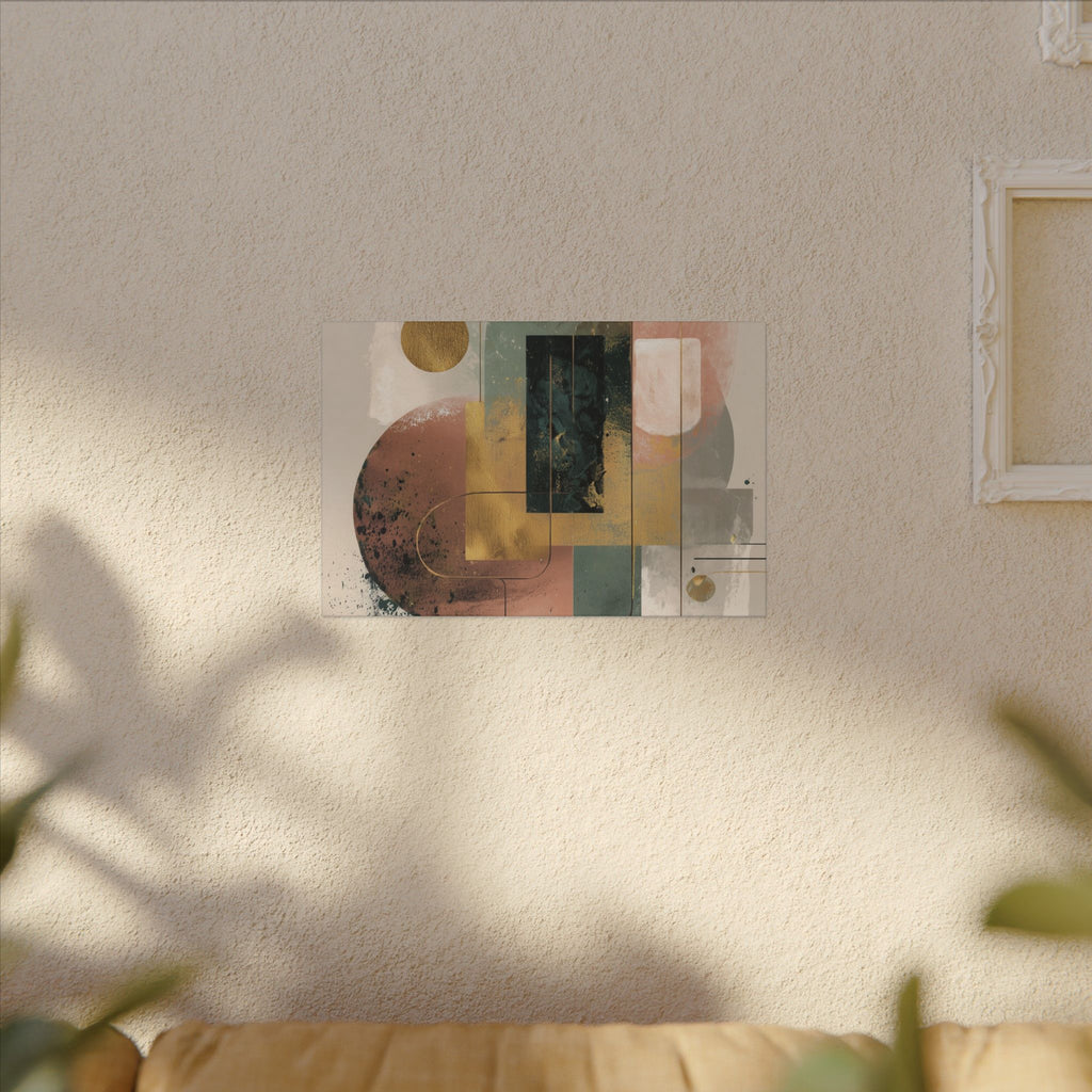 Geometric Harmony: Abstract Composition, Modernist Minimalism, Ethereal Design Layers   |   Custom Orders Accepted