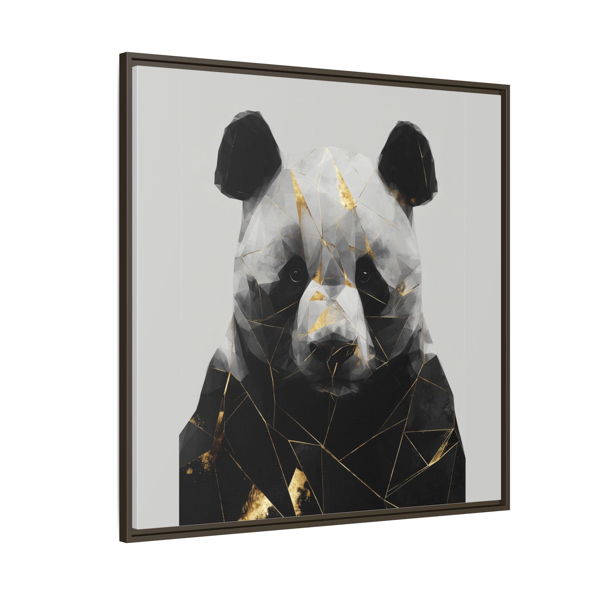 Fractured Panda: Geometric Wildlife Art, Low-Poly Contemporary Portrait   |  Personalized & Custom Orders Available
