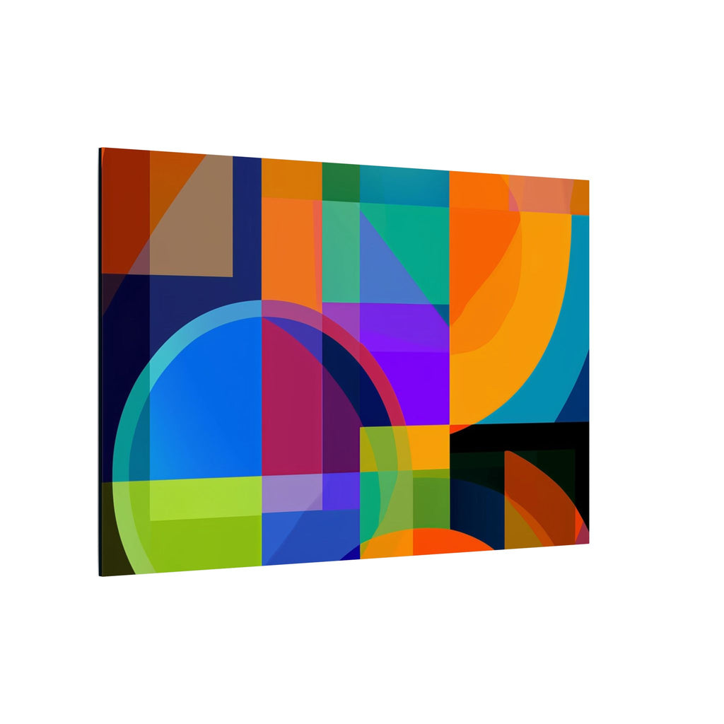 Geometric Intersections: Cubist Color Dynamics, Abstract Constructivist Design, Layered Chromatic Composition   |   Custom Orders Accepted