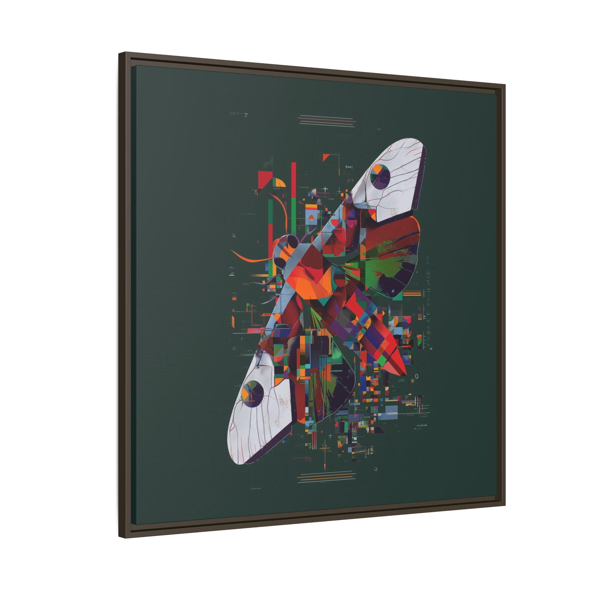 Butterfly Deconstruction: Geometric Digital Art, Pixelated Abstract Butterfly Wings   |    Custom Orders Available